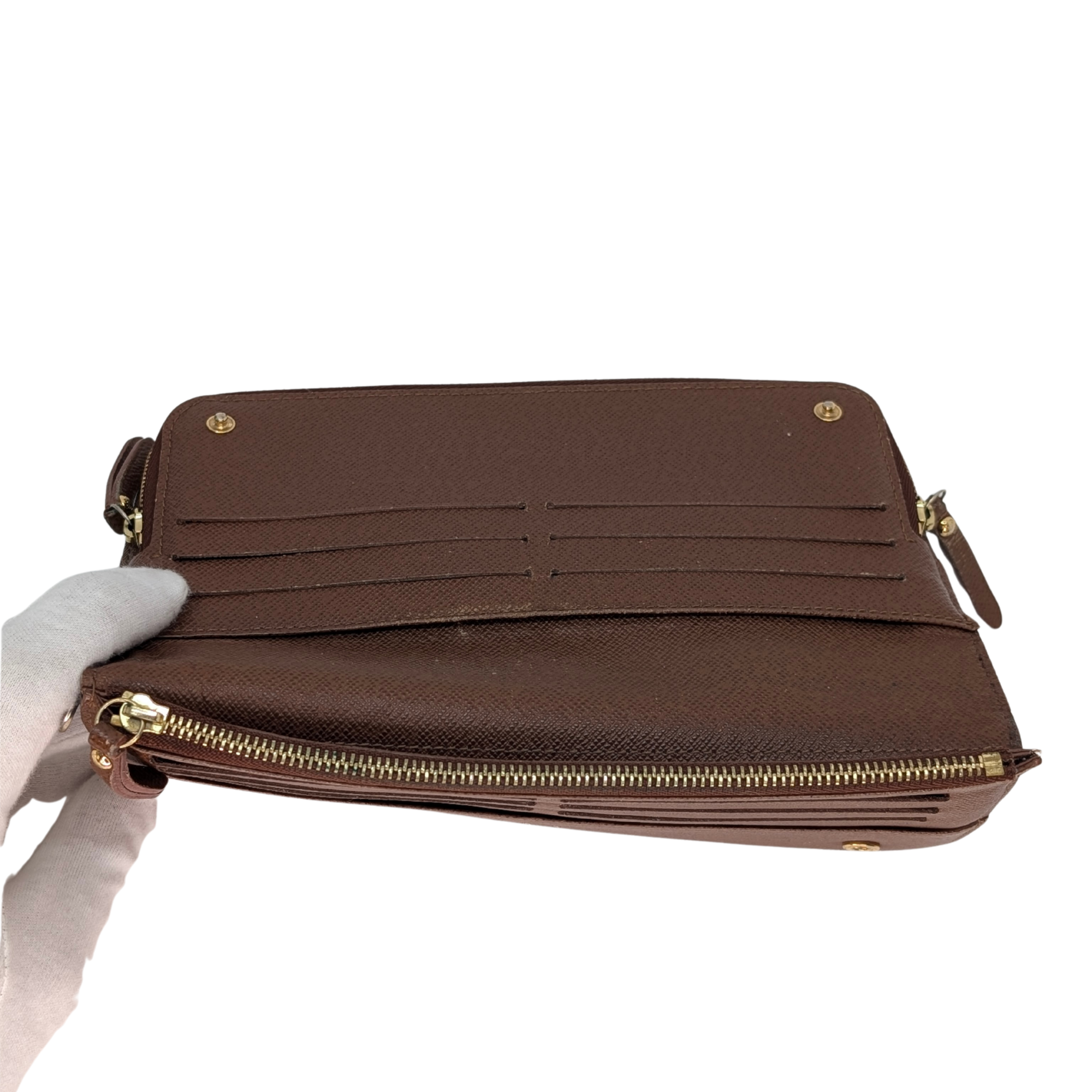 Louis Vuitton Zippy Wallet Monogram Brown