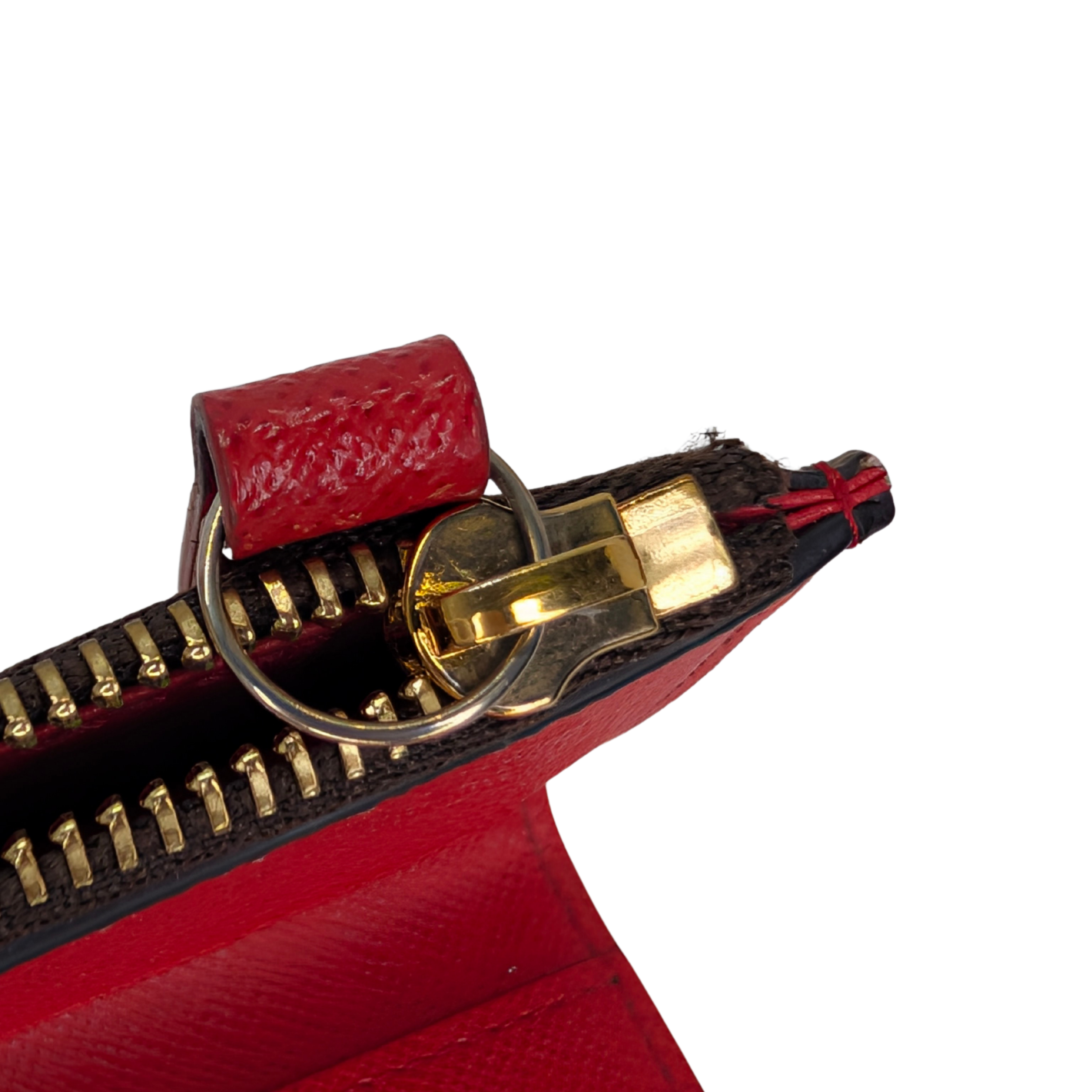 Louis Vuitton Coquelicot Monogram Canvas Adele Wallet