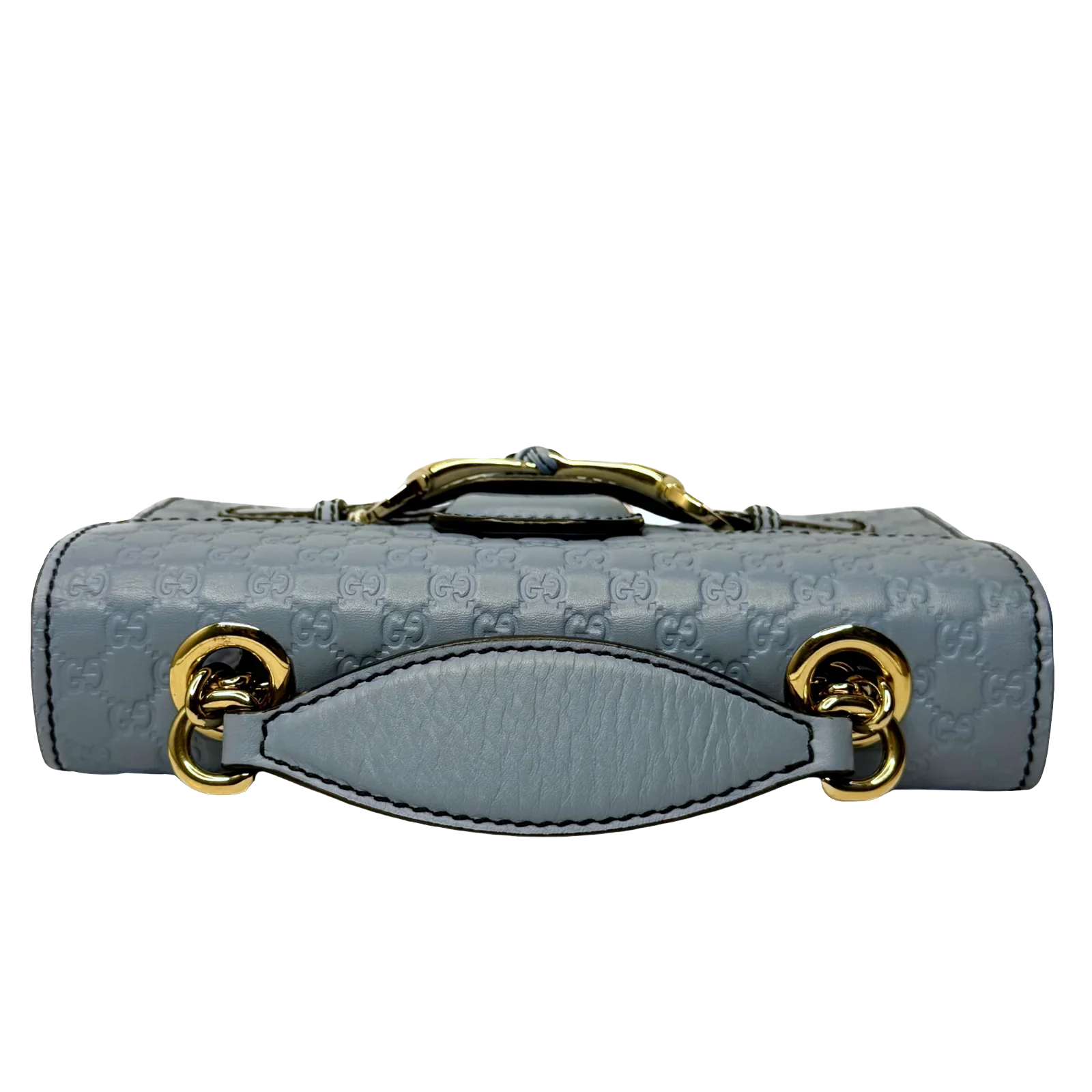Gucci Microguccissima Mini Emily Chain Shoulder Bag – Light Blue