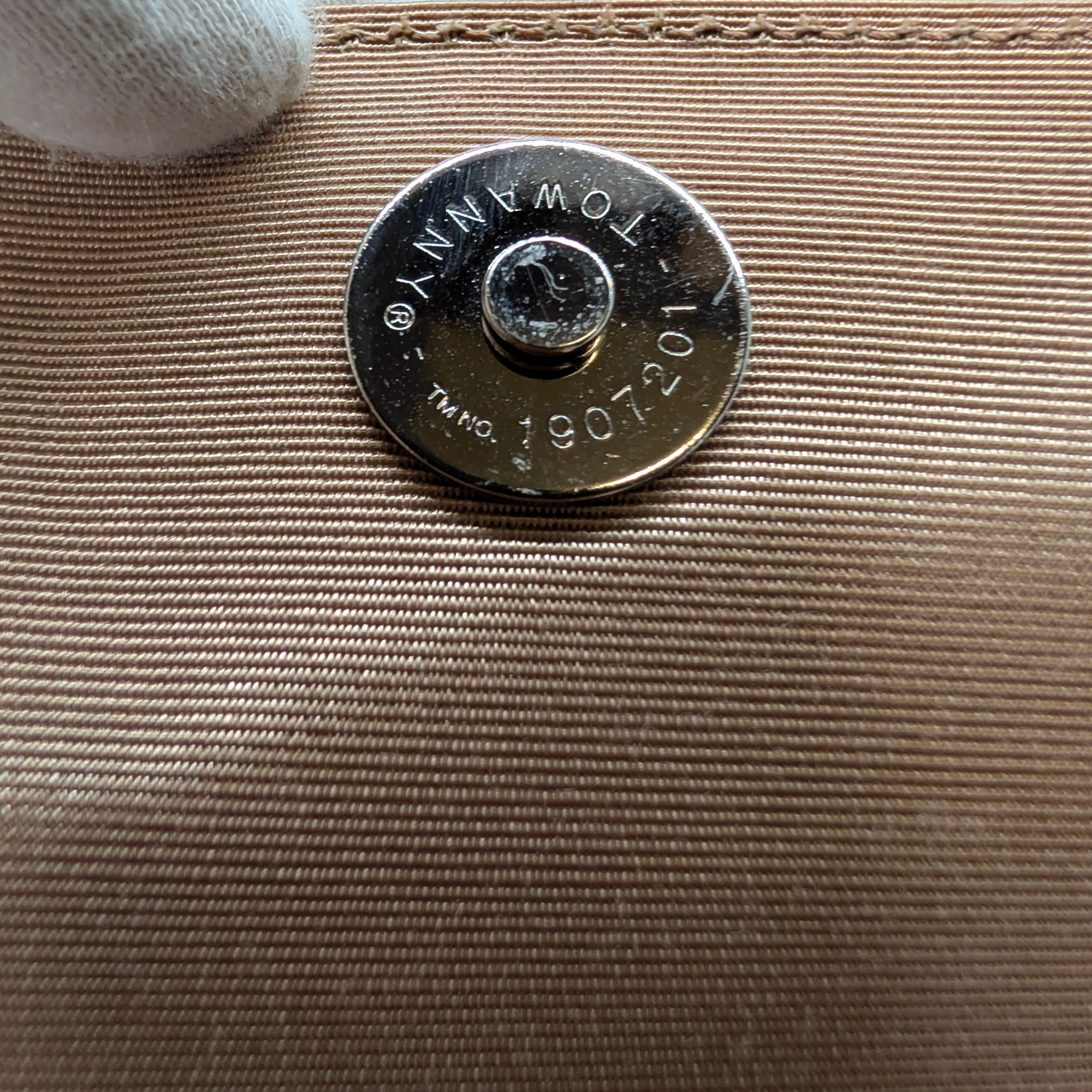 Burberry Leather Flap Shoulder Bag Beige