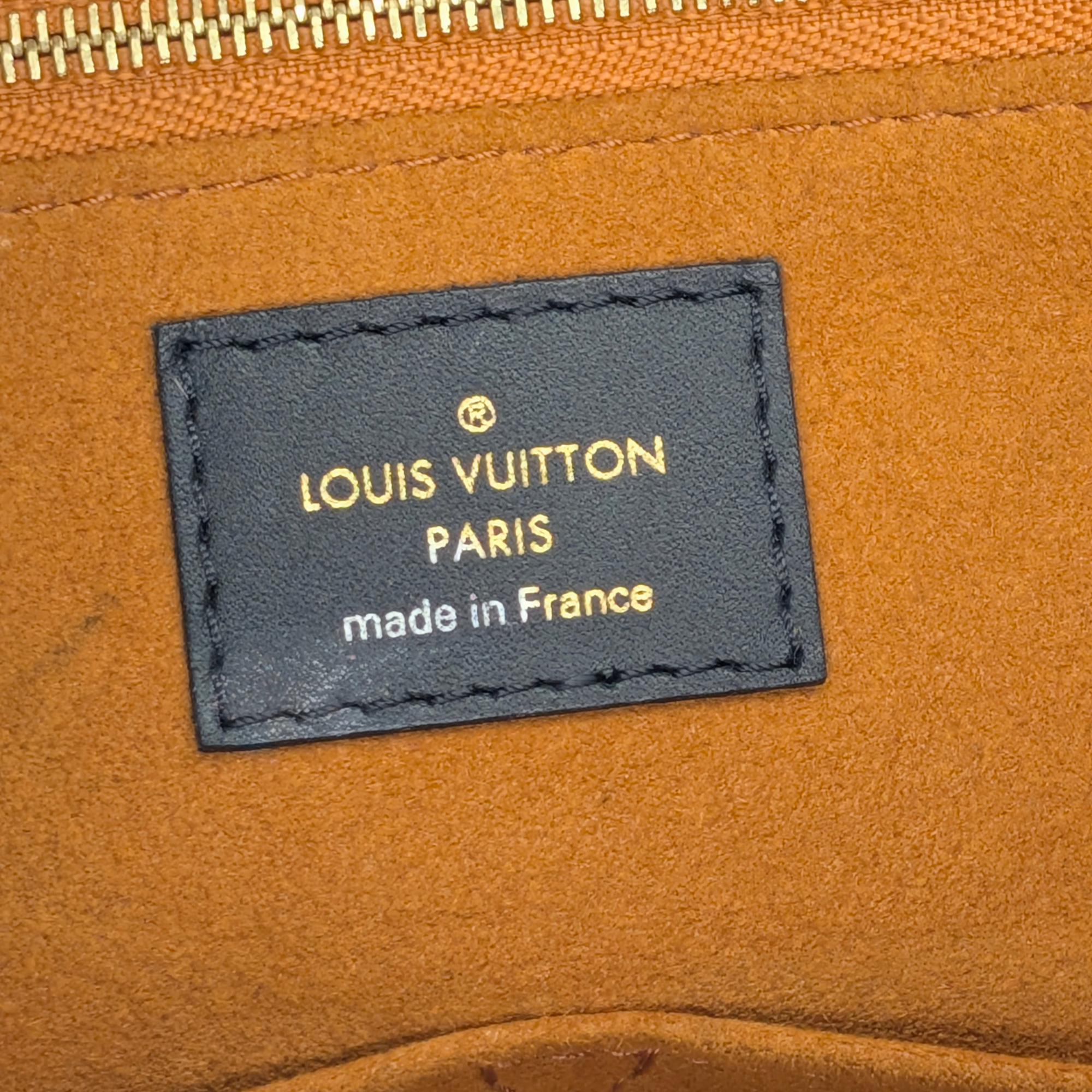 Louis Vuitton Onthego MM Empreinte Leather Black