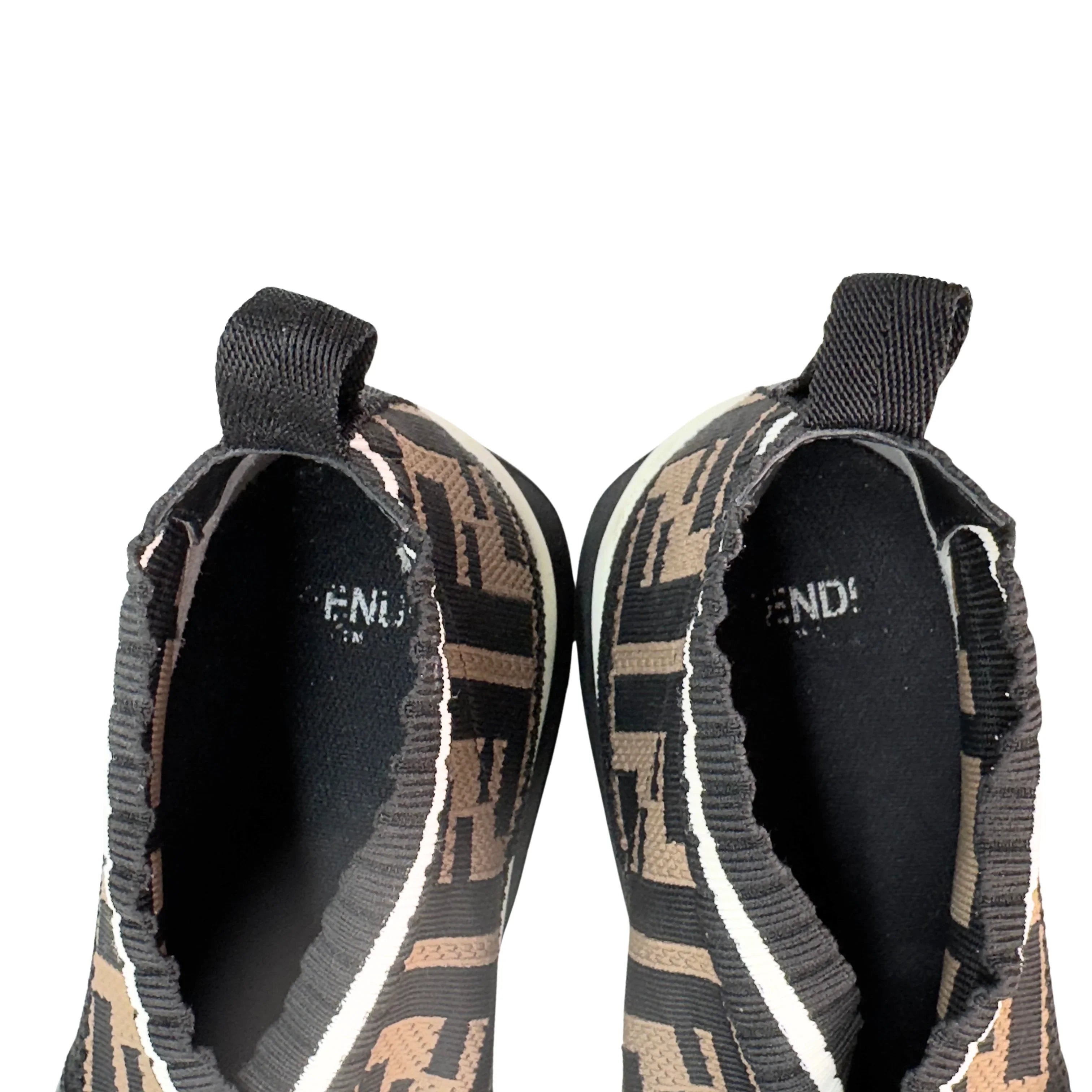 Fendi Stretch Yarn FF Stiff Band Rockoko Sneakers 38 - Lost Designer