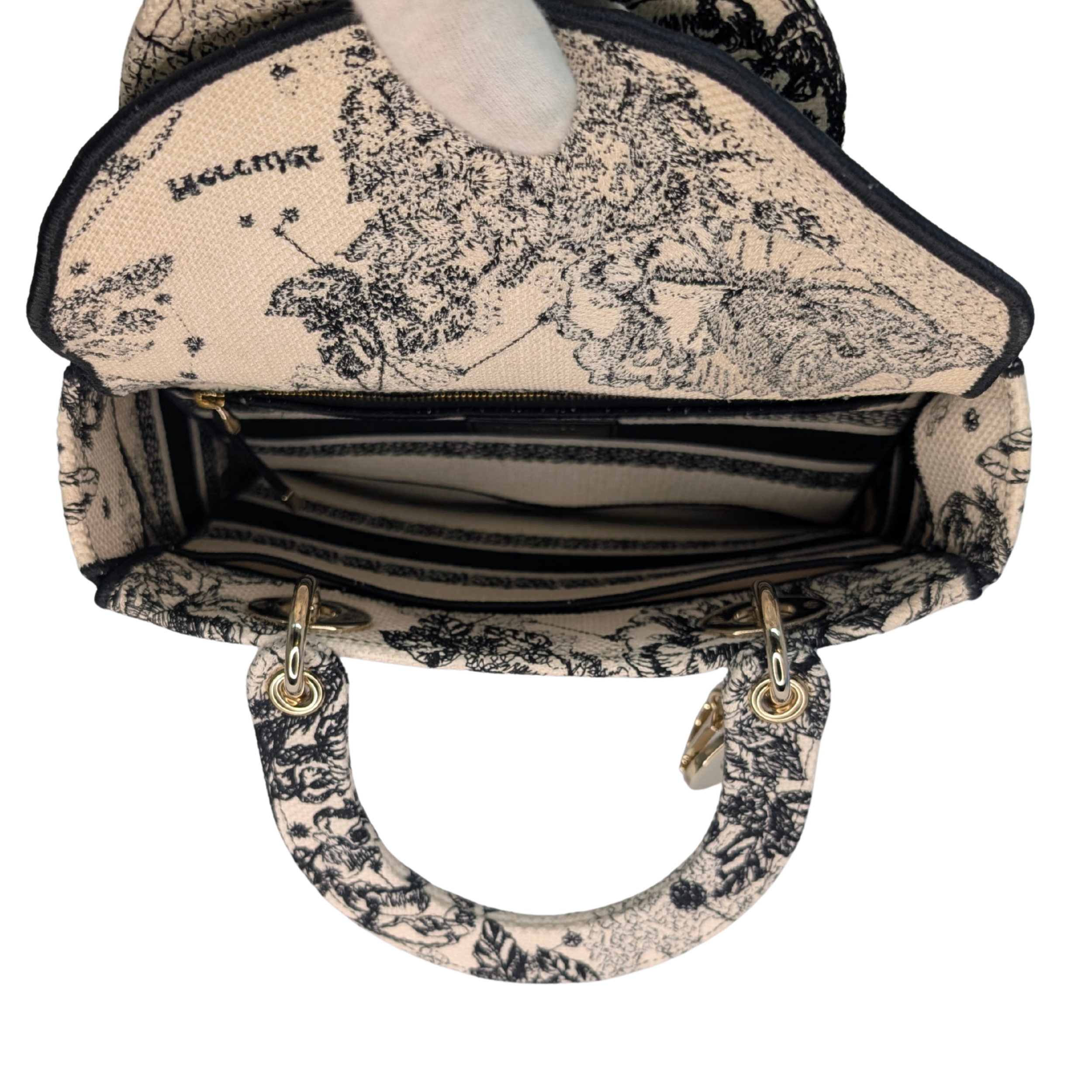 Dior Lady D-Lite Medium Toile de Jouy Zodiac Bag