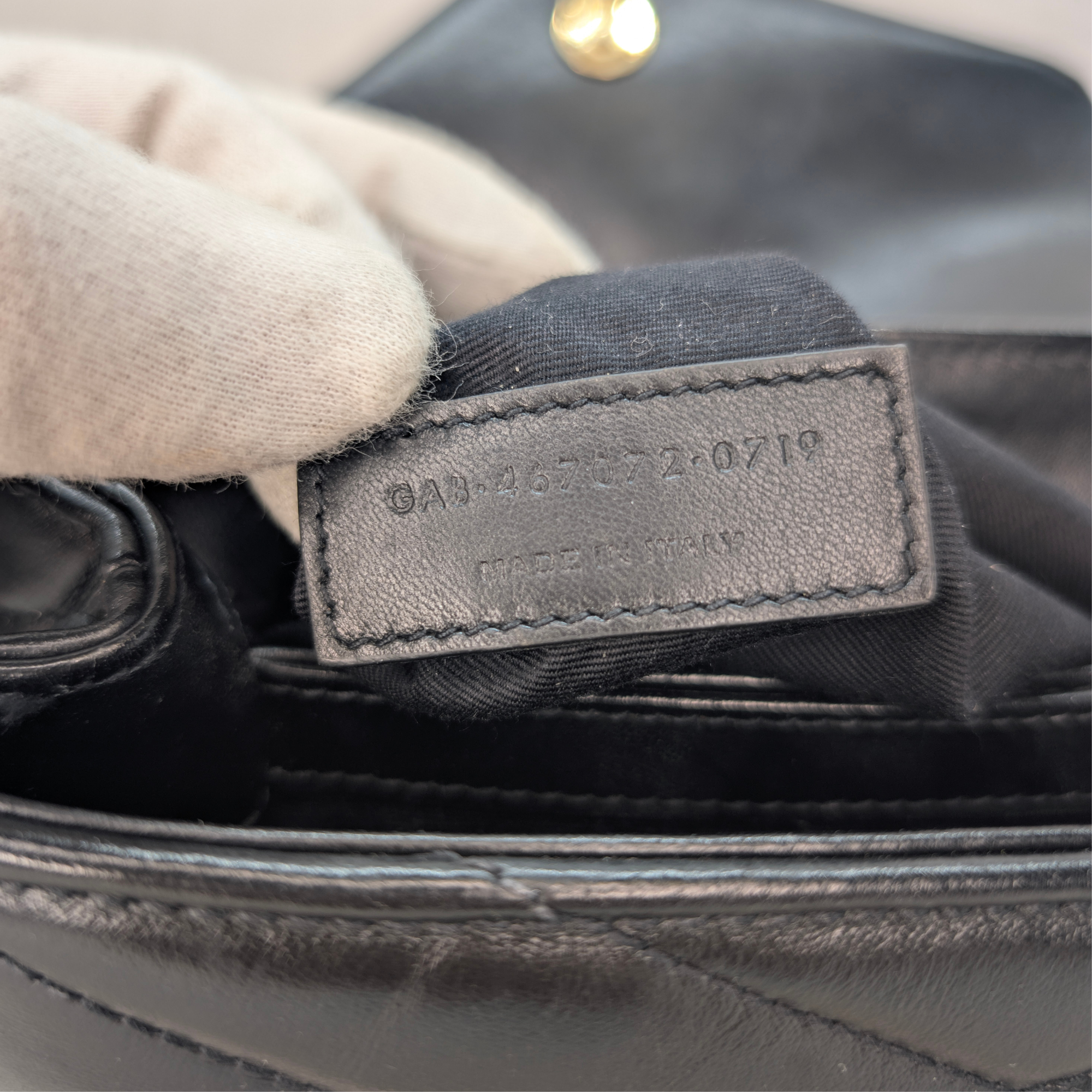 Saint Laurent Mini Loulou Bag Black