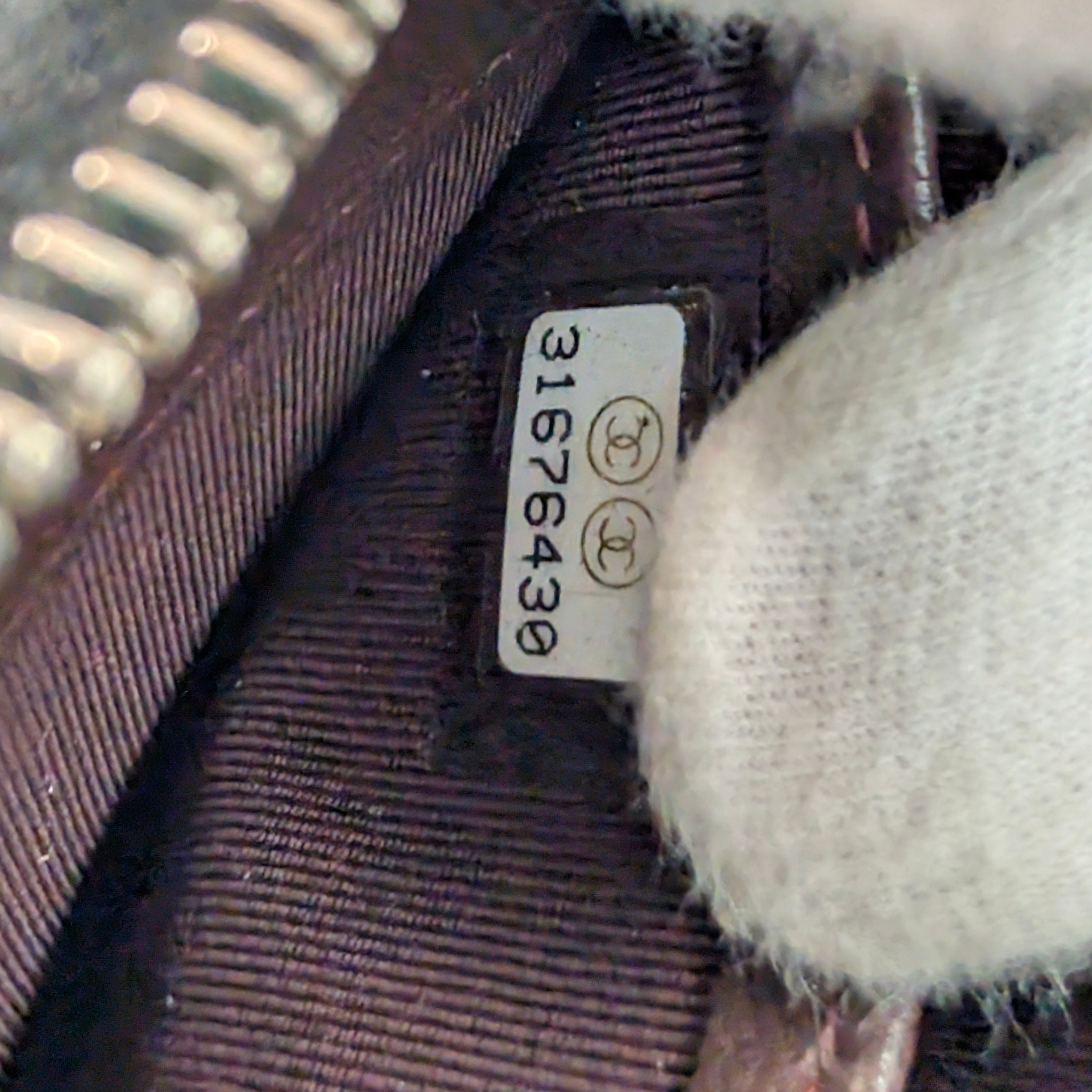 Chanel Lambskin Quilted Large Gusset Zip Around Wallet Black