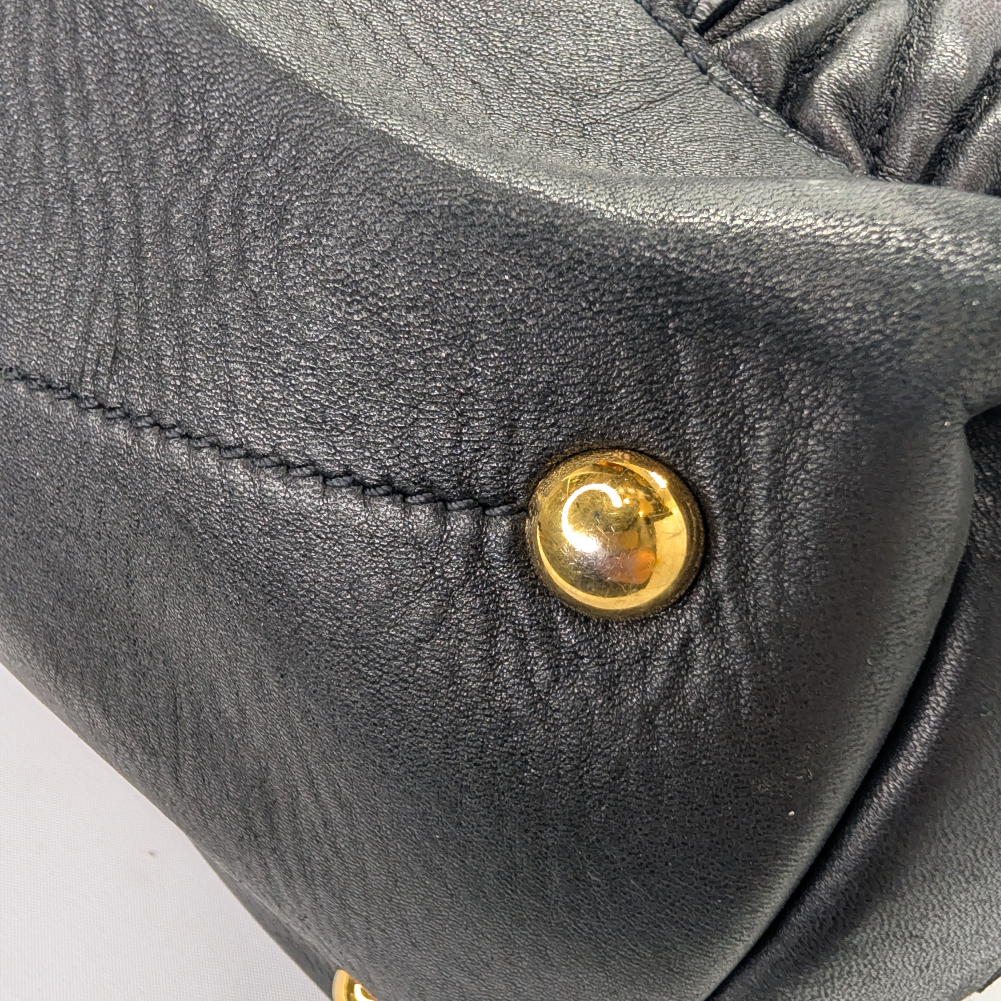 Miu Miu Matelasse Tote Bag Black - Lost Designer