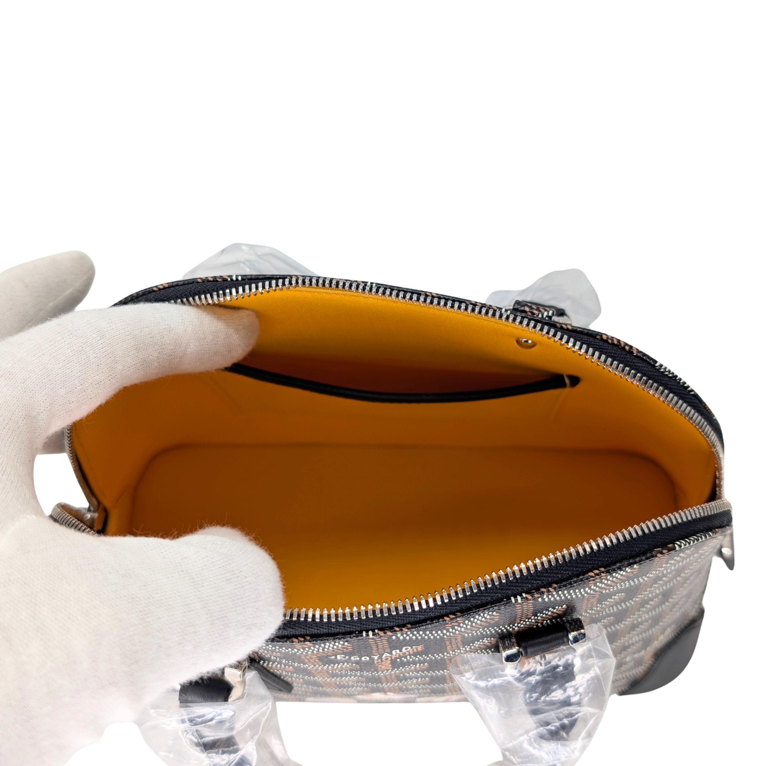 Goyard Mini Vendome Top Handle Bag Black