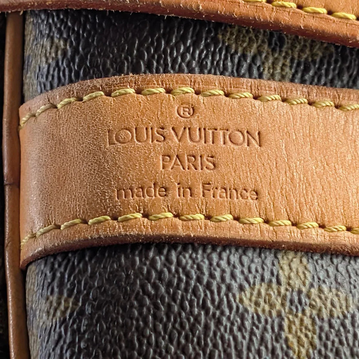 Louis Vuitton Monogram Keepall Bandoulière 50 Duffle Bag Brown - Lost Designer