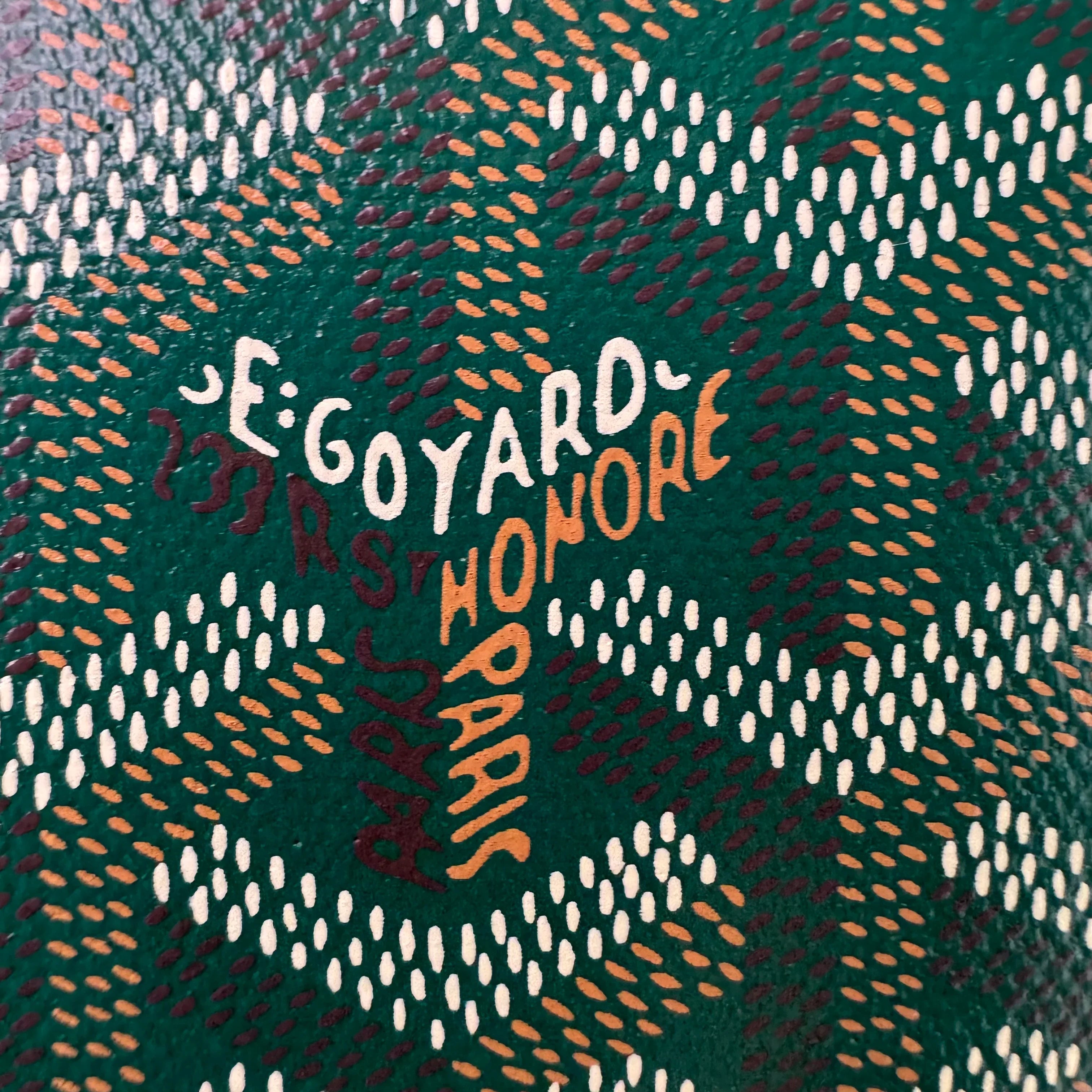 Goyard Cisalpin Backpack Bag Coated Canvas Green - Lost Designer