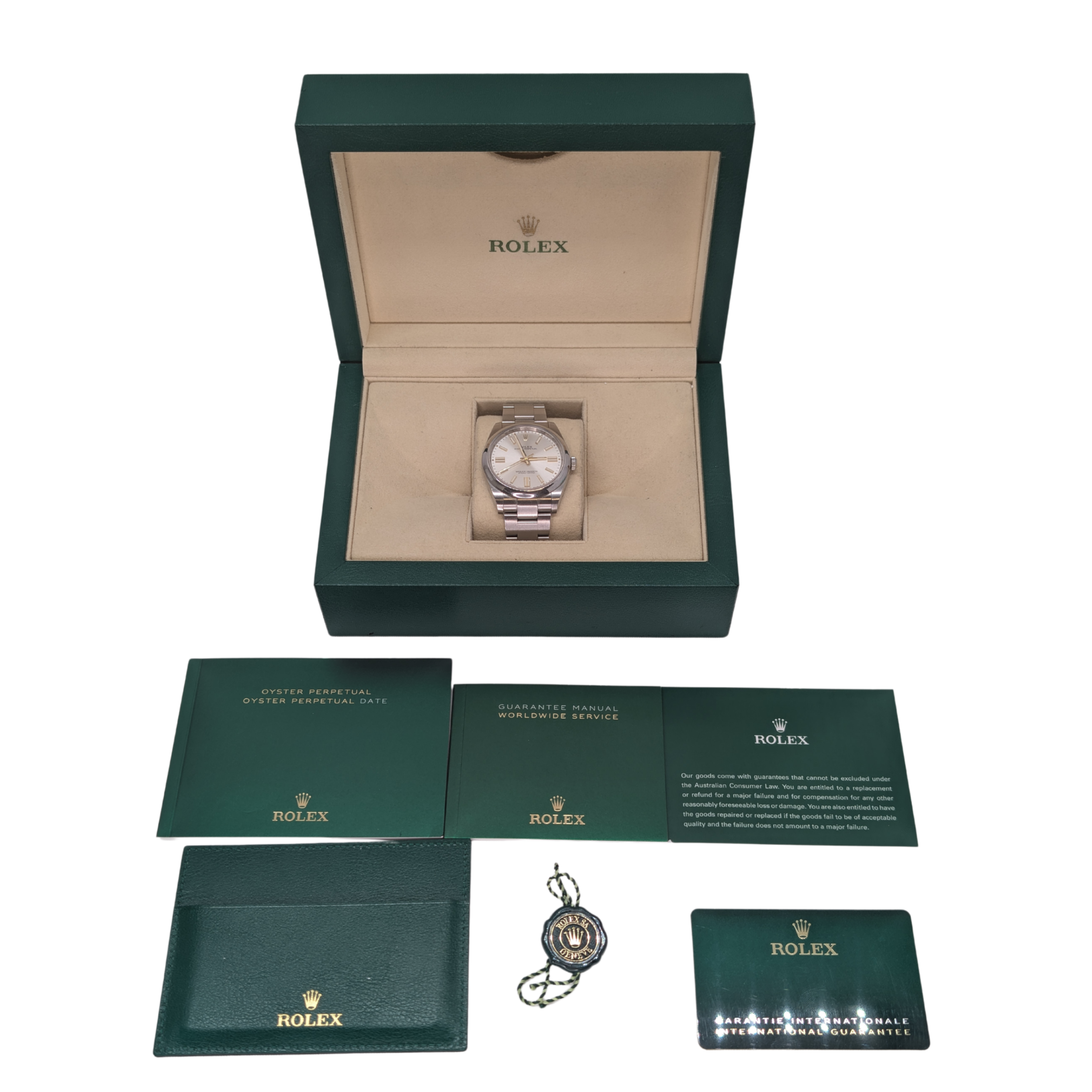 Rolex Oyster Perpetual 124300 41mm Silver Dial Oyster Watch 2020