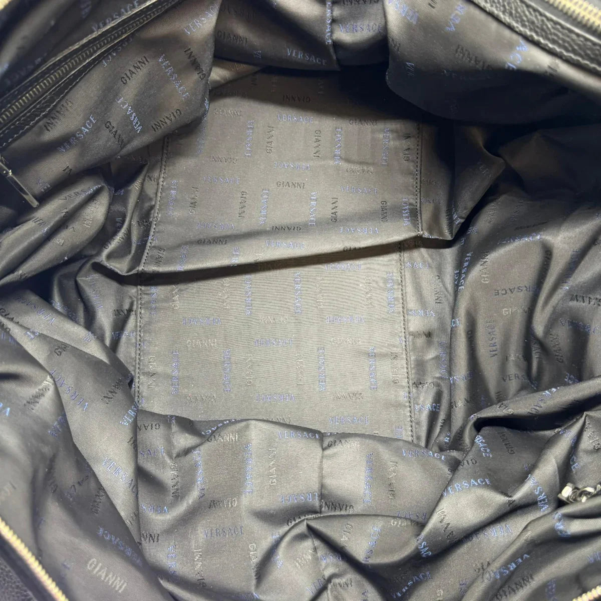 Versace Carry On Large Leather Black - Lost Designer