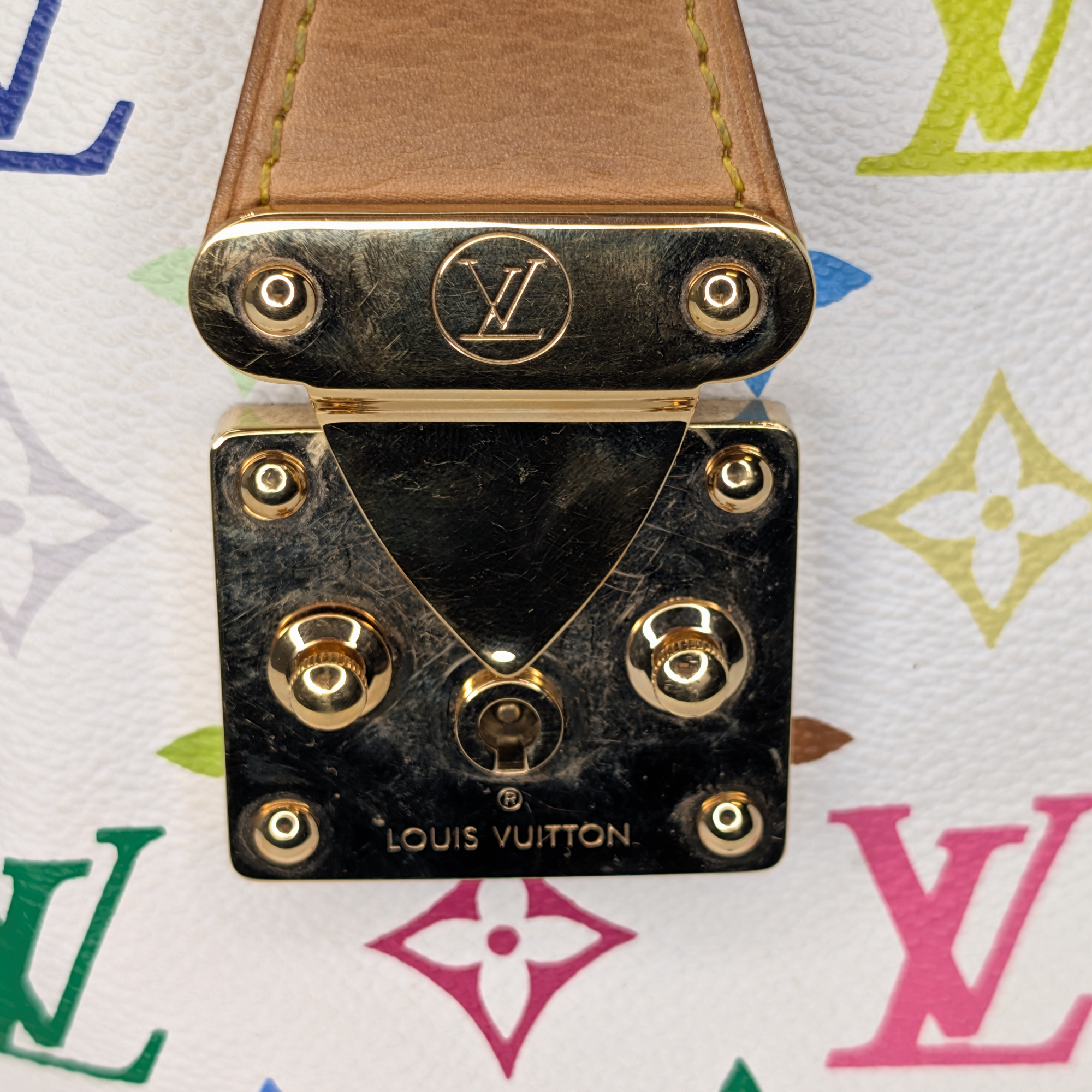 Louis Vuitton Murakami Speedy 30 Multicolour Handbag White