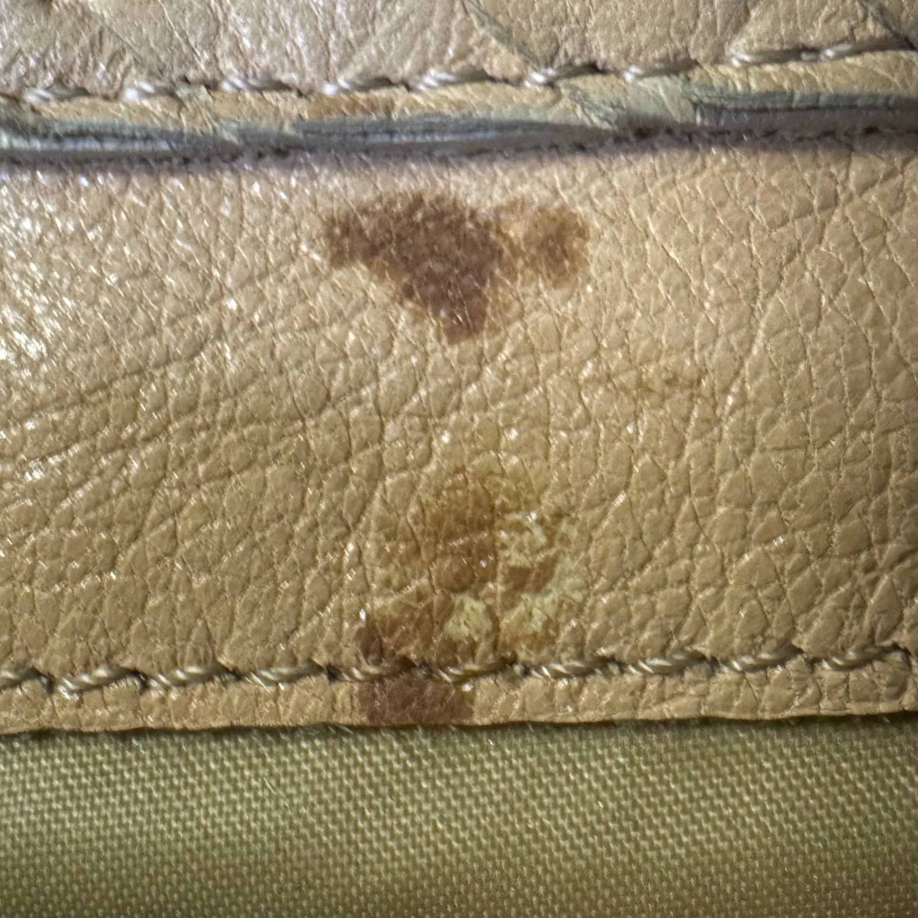 Bottega Veneta Intrecciato Shoulder Bag beige