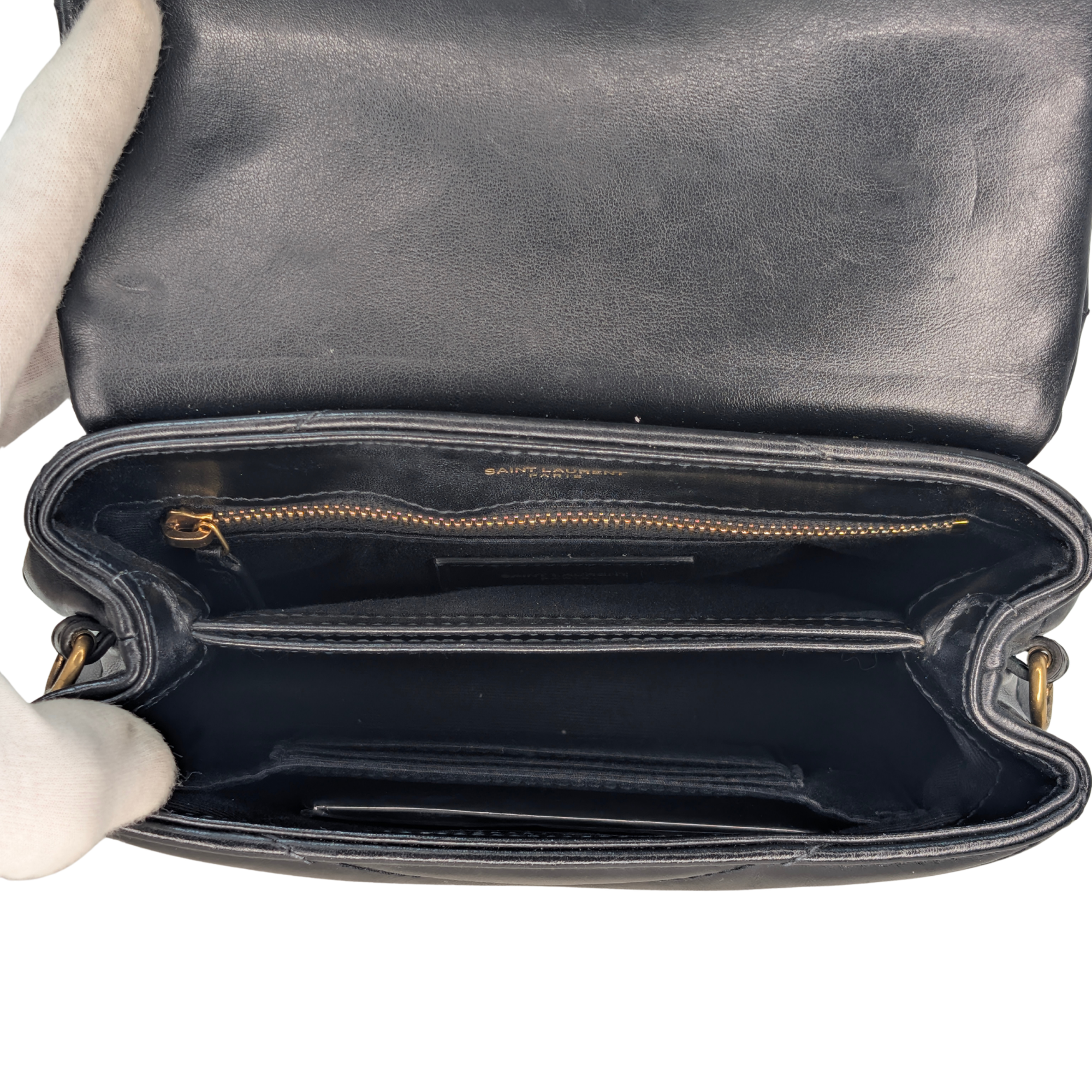Saint Laurent Mini Loulou Bag Black