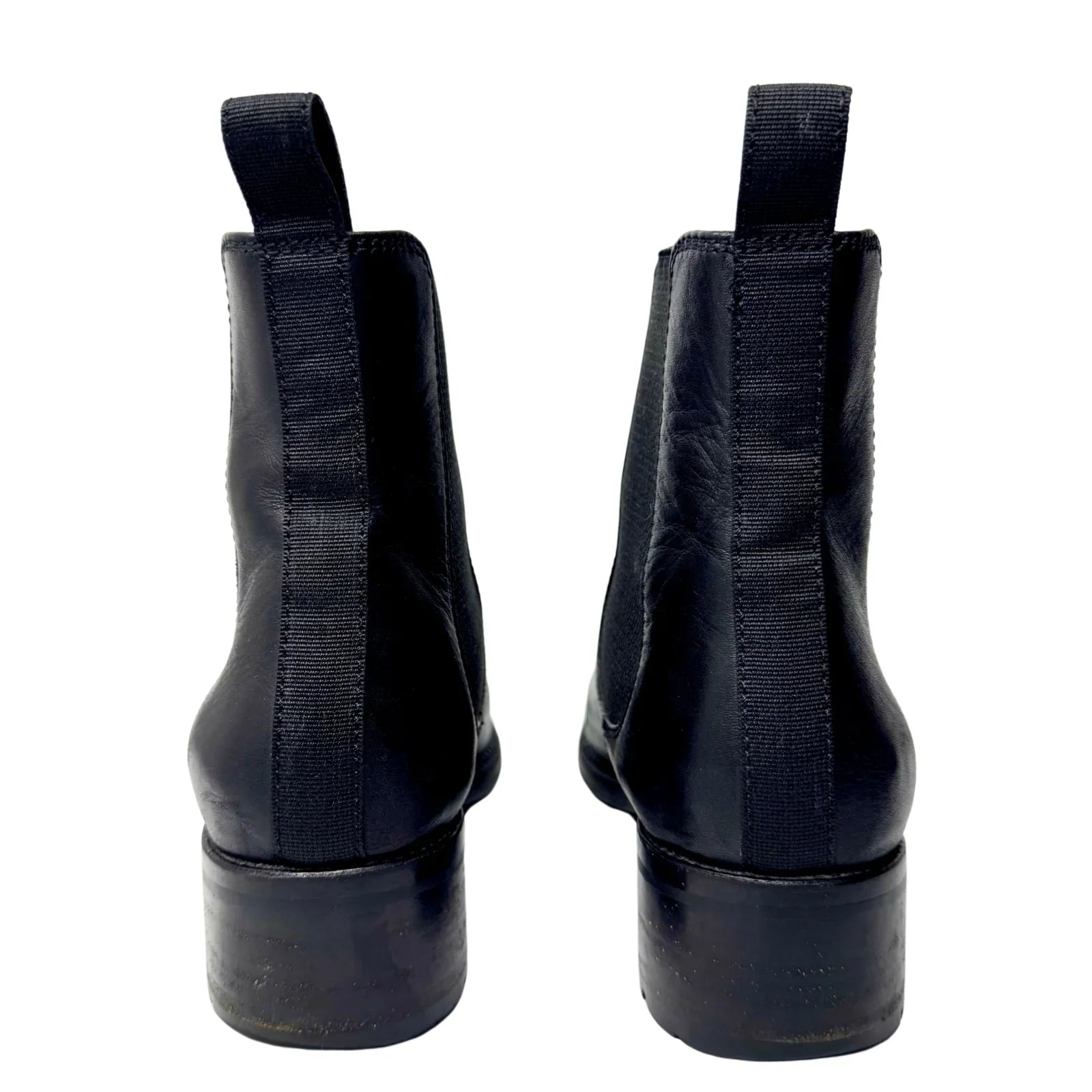 Chanel Black Calfskin Elastic Ankle Boots – Size 36 - Lost Designer