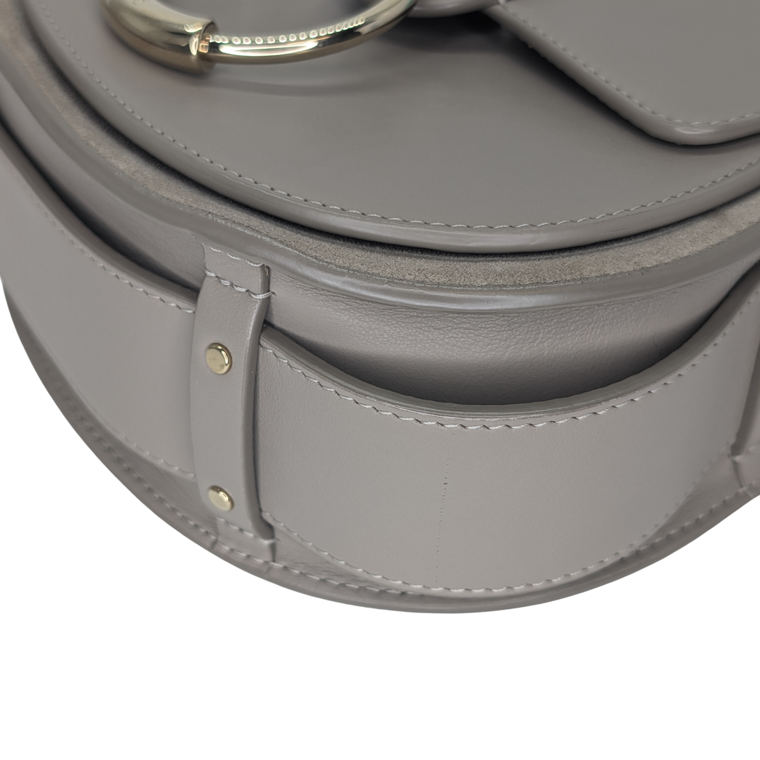 Chloe Calfskin Small Tess Bag Motty Grey