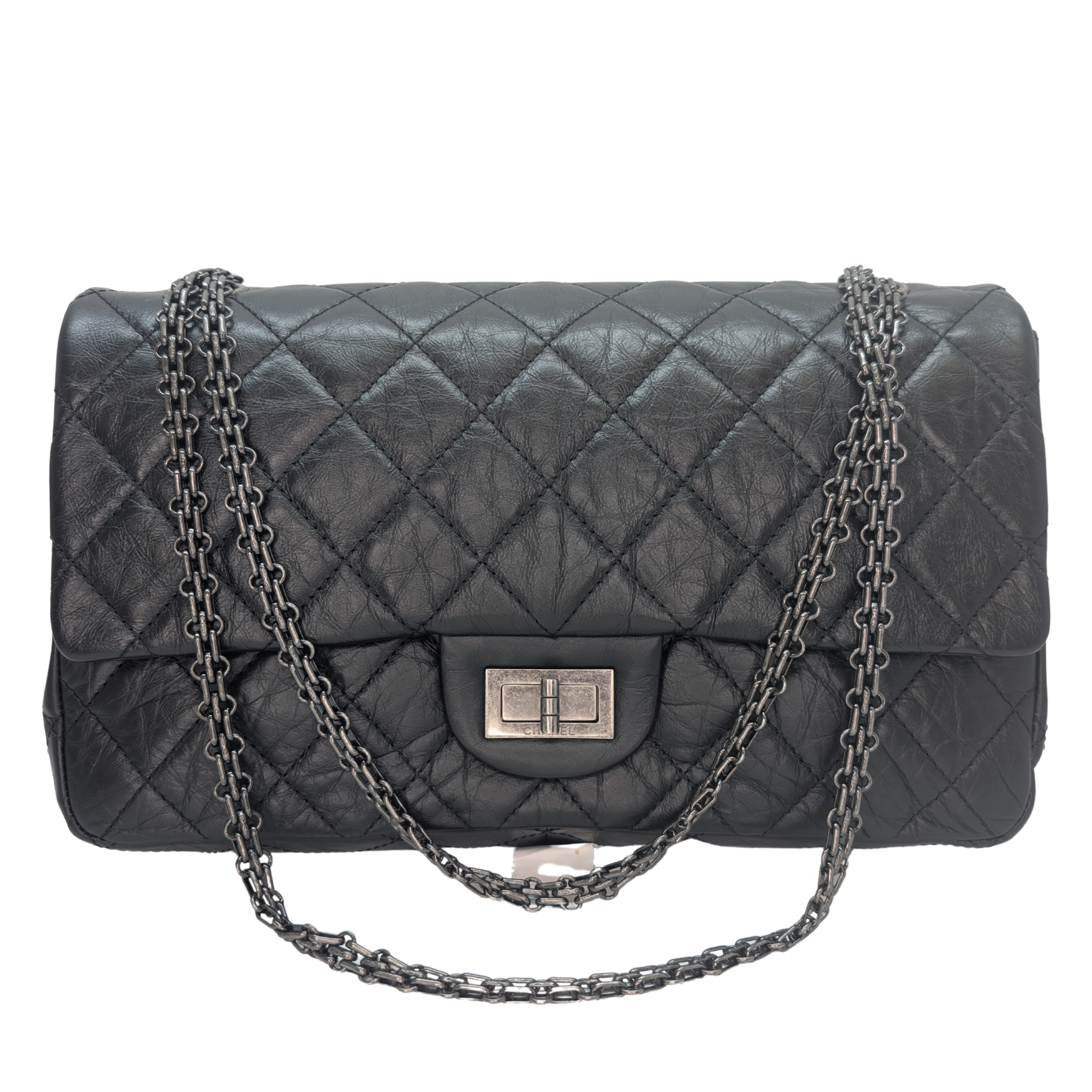 Chanel Chanel 2.55 Reissue 227 Flap Bag 22 Series Black