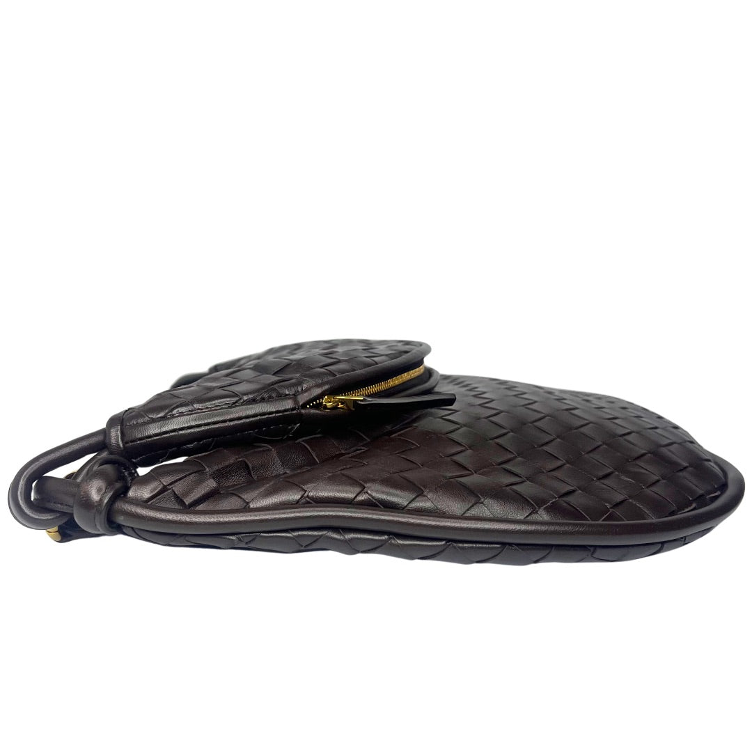 Bottega Veneta Gemelli Large Shoulder Bag – Intrecciato Dark Brown