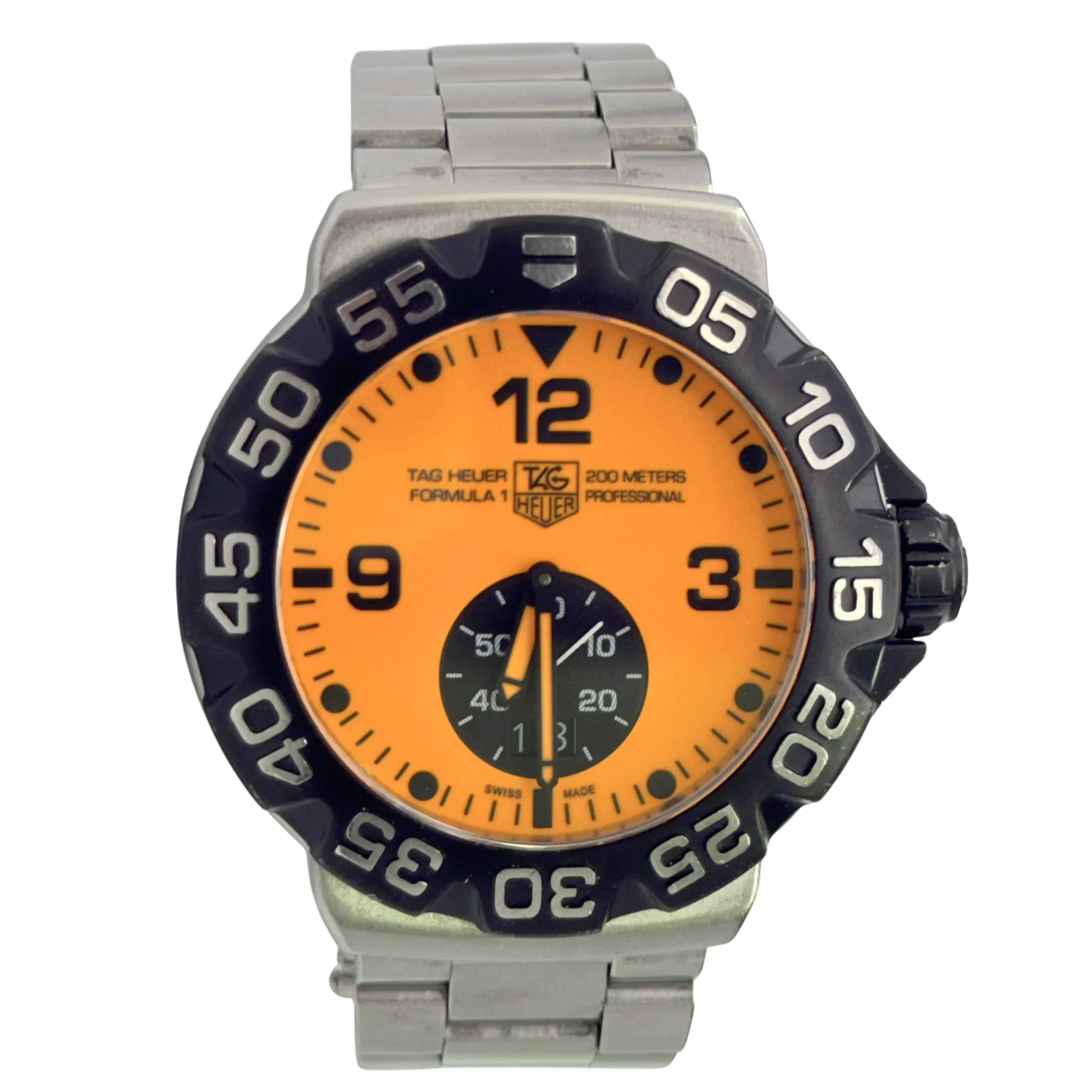 Tag Heuer WAH1012 Formula 1 Watch With Orange Dial - Lost Designer