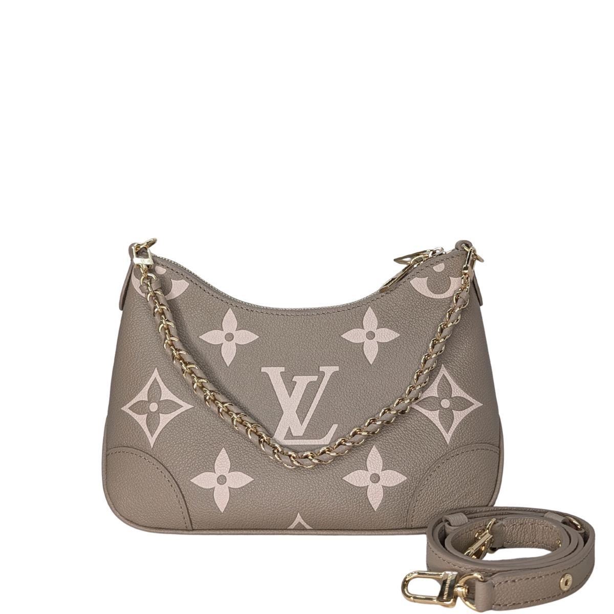 Louis Vuitton Boulogne PM tourterelle Gray Monogram Empreinte