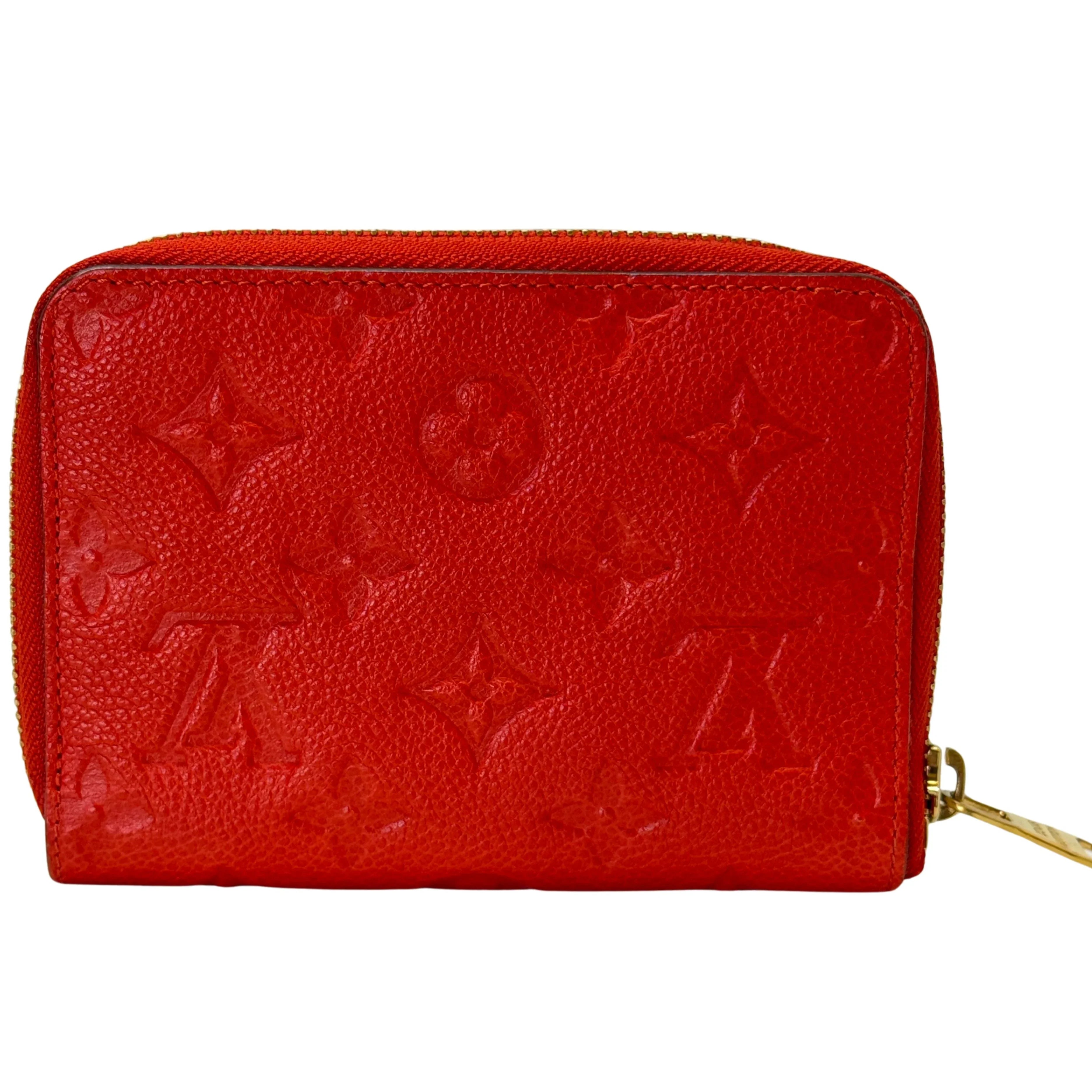 Louis Vuitton Empreinte Wallet Leather Red - Lost Designer