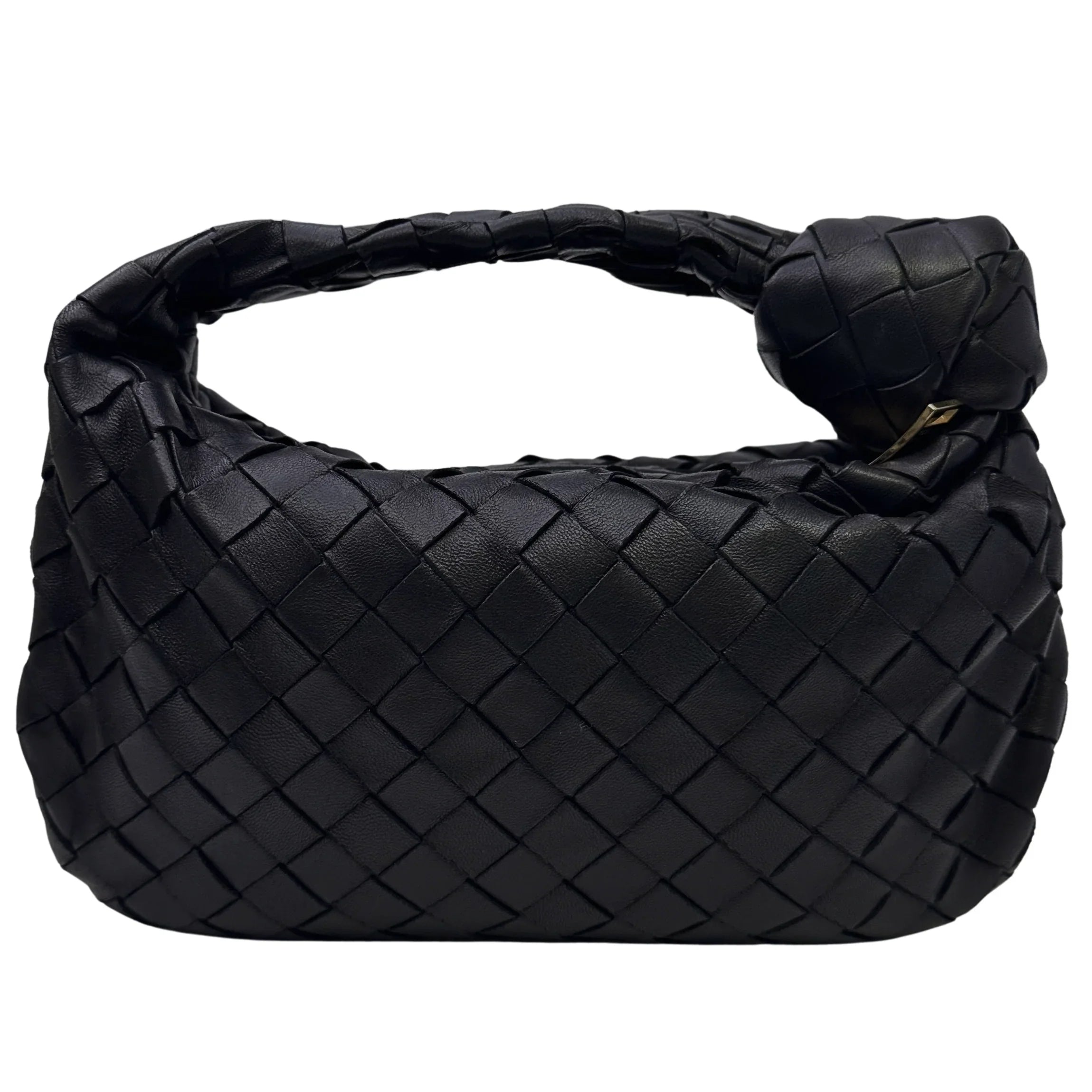 Bottega Veneta Jodie Hand Bag Mini Black - Lost Designer