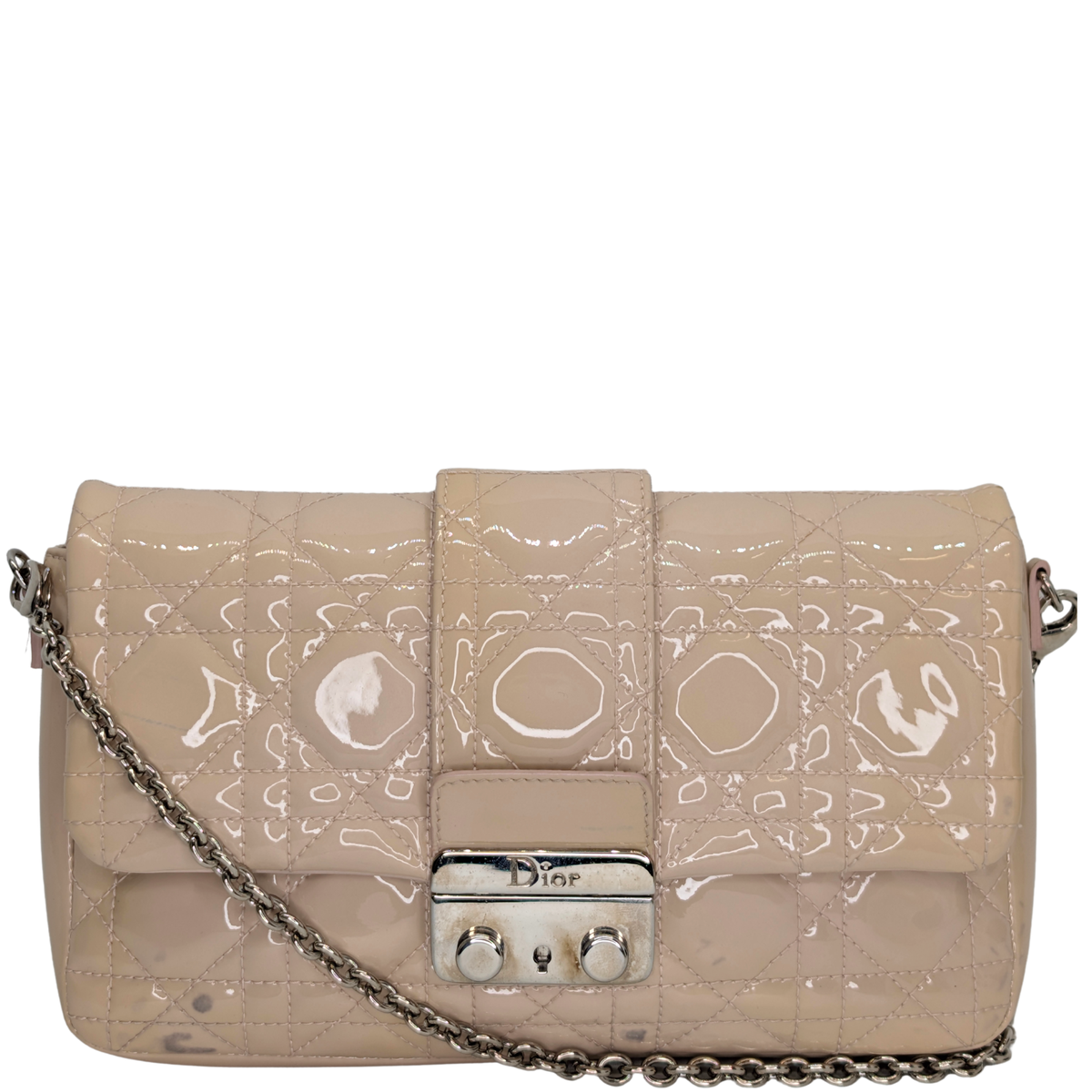 Dior Cannage Shoulder Bag Beige