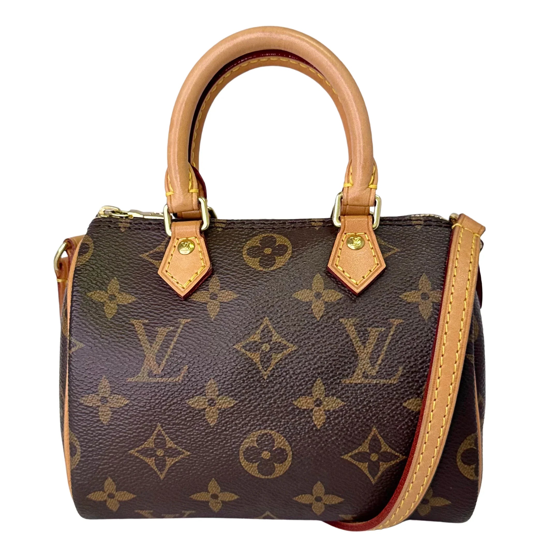 Louis Vuitton Nano Speedy Handbag Monogram Canvas - Lost Designer