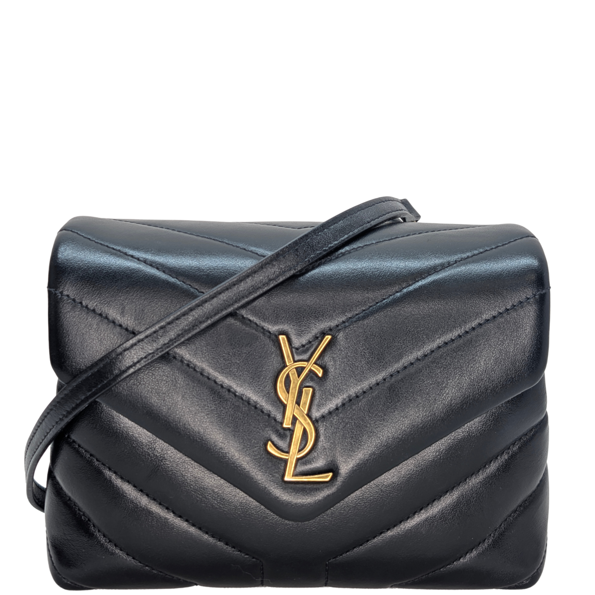 Saint Laurent Mini Loulou Bag Black