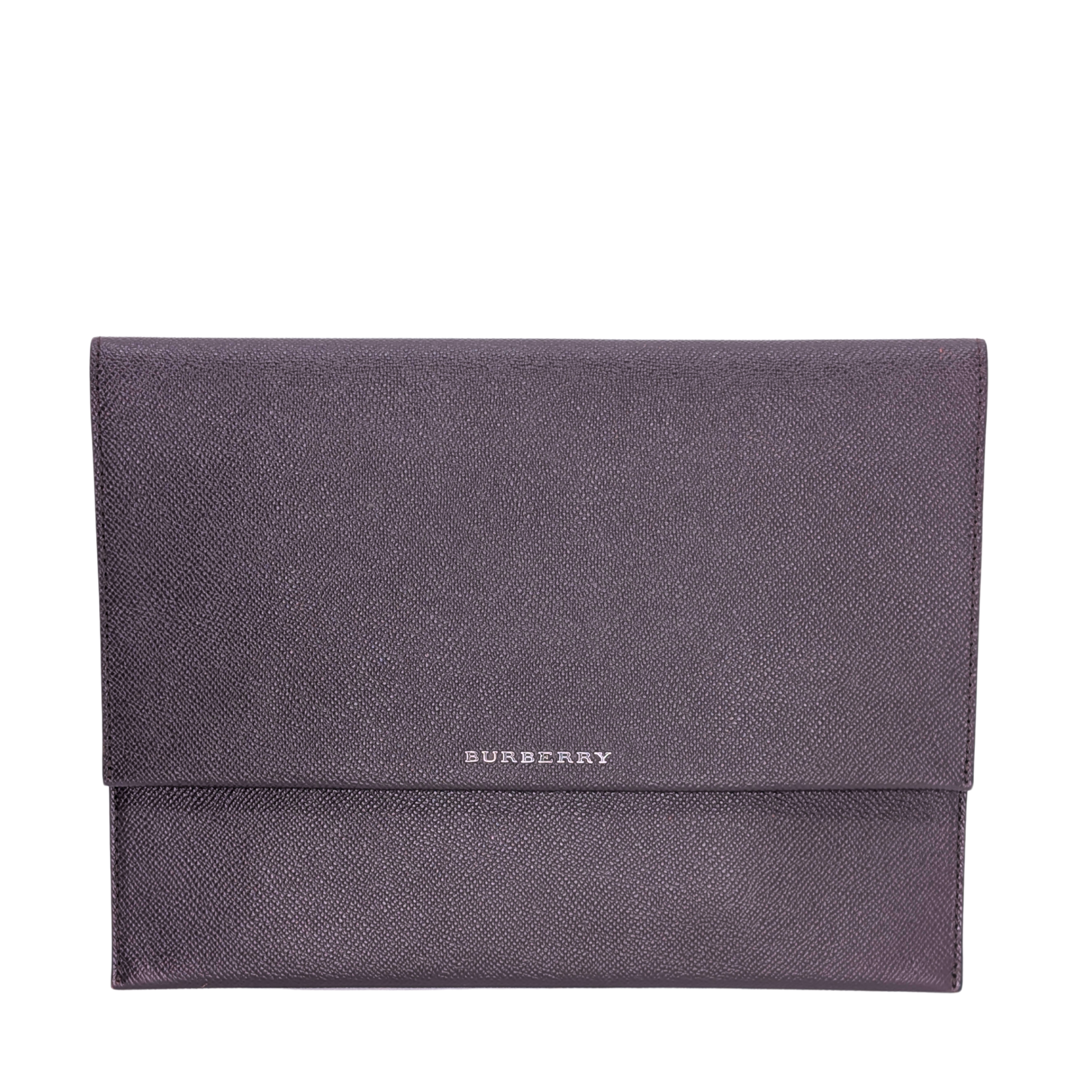 Burberry London Classic Envelope Clutch Blackcurrent