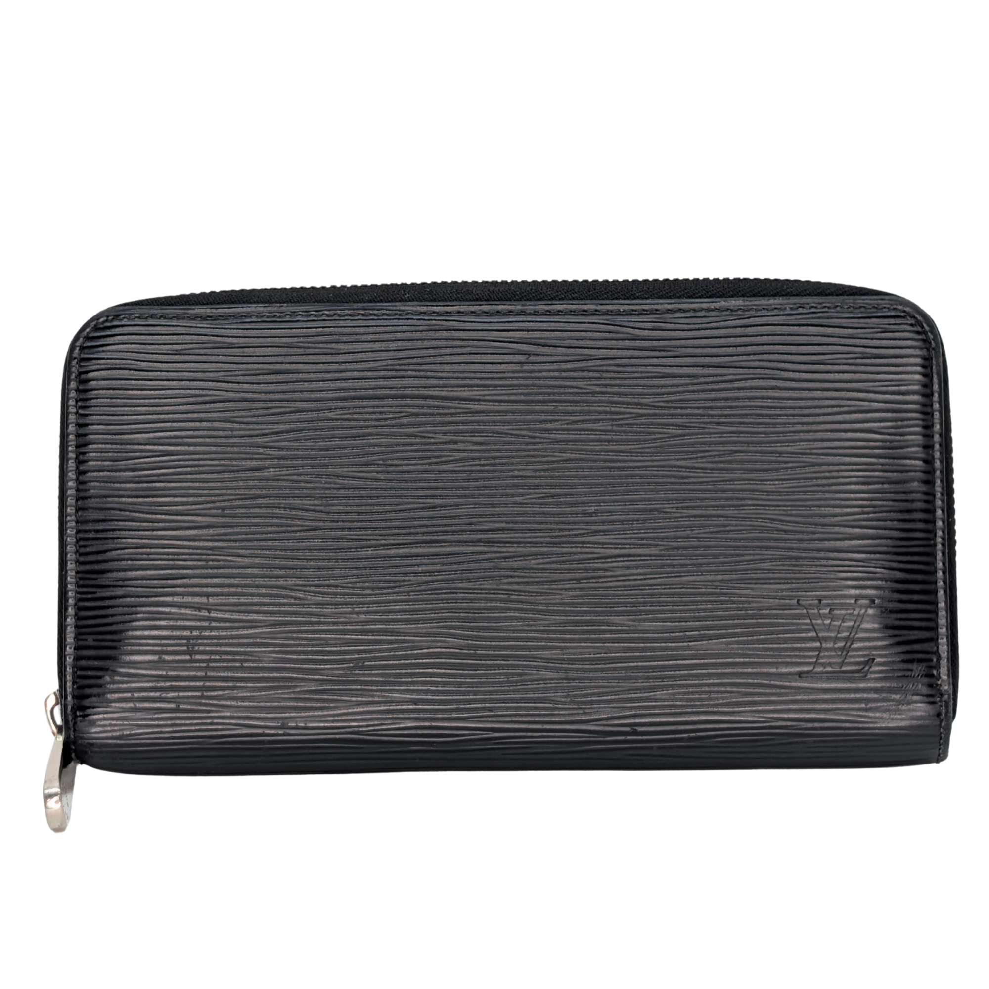 Louis Vuitton Zippy Epi Long Wallet Black
