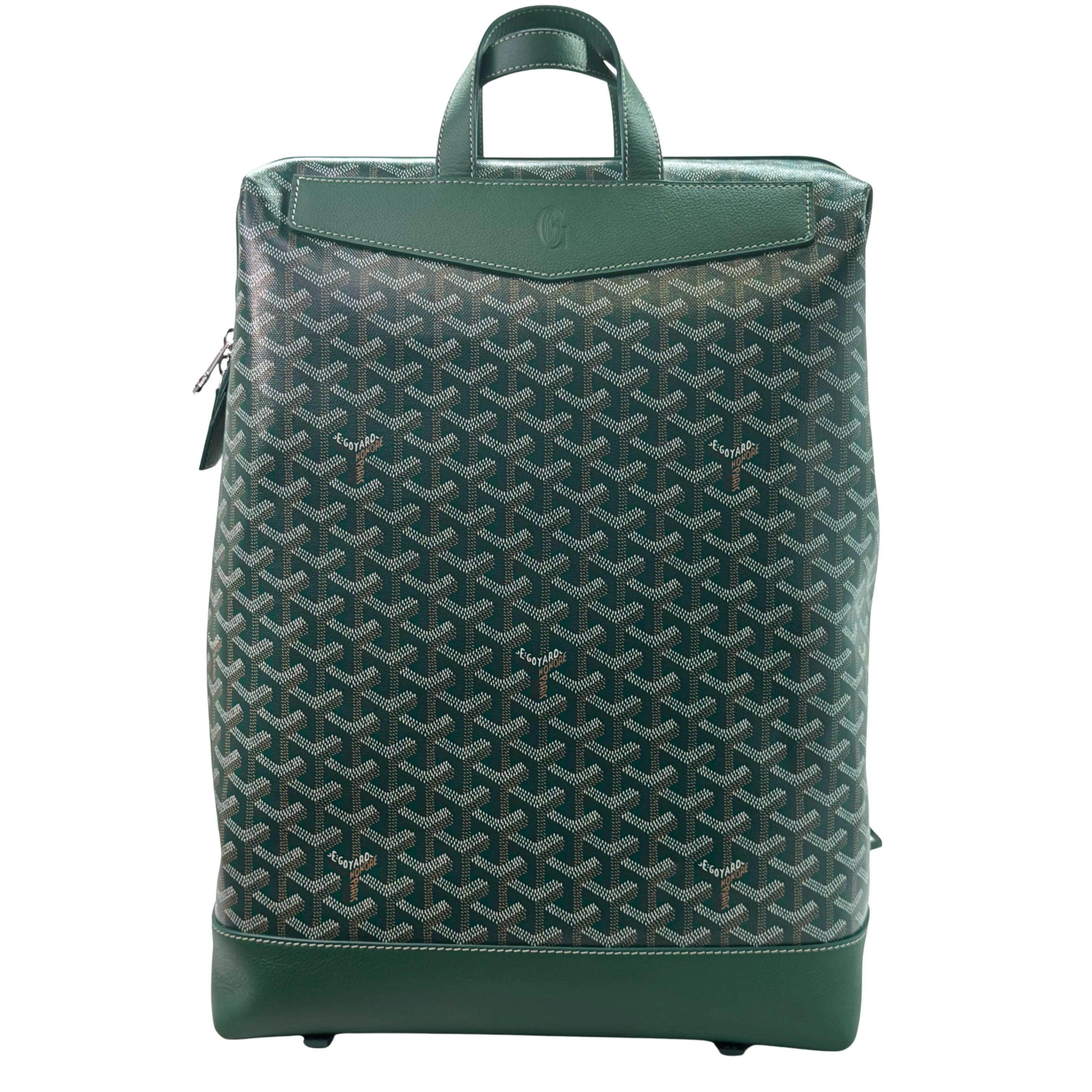 Goyard Cisalpin Backpack Bag Coated Canvas Green - Lost Designer