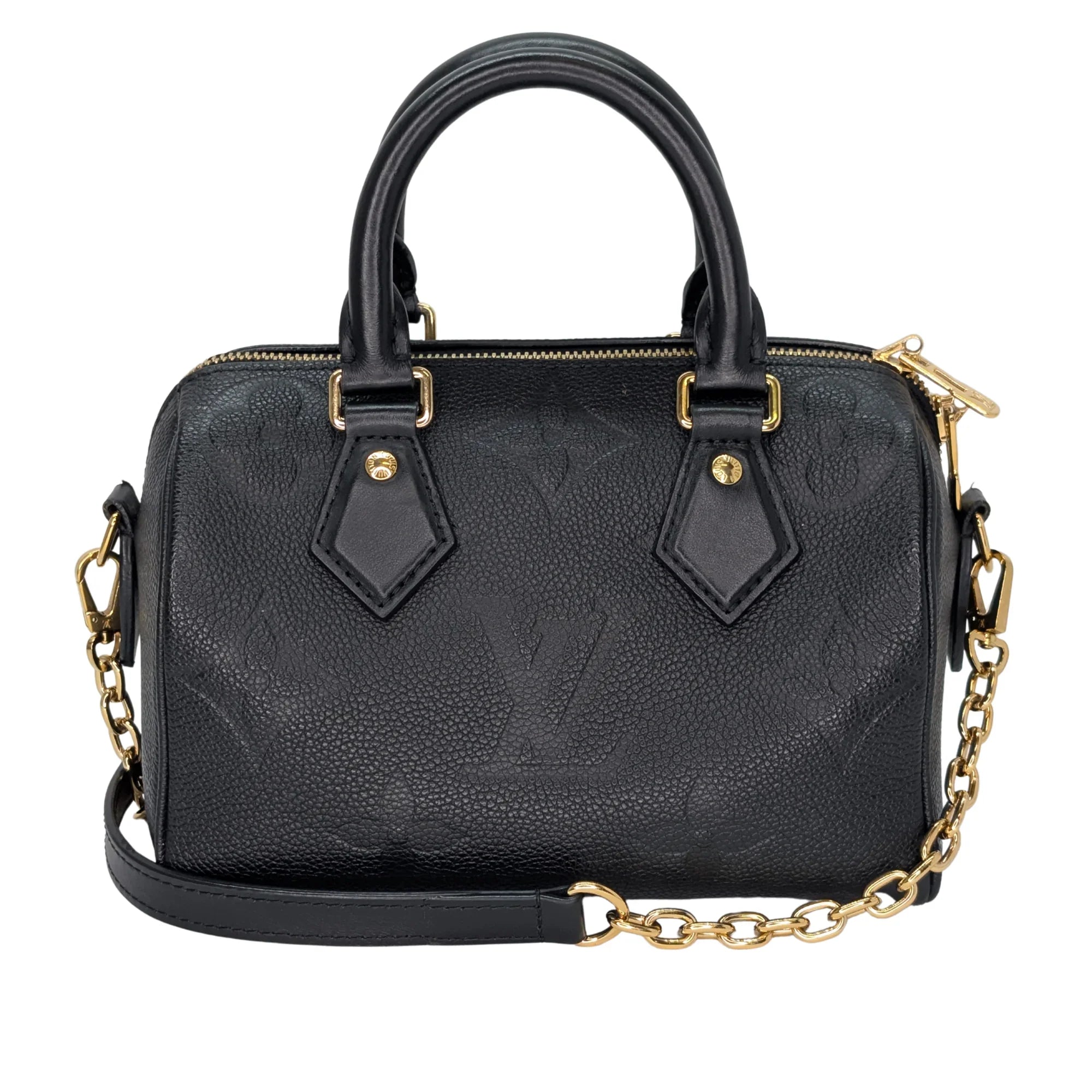 Louis Vuitton Speedy Bandouliere 20 Bag Black - Lost Designer