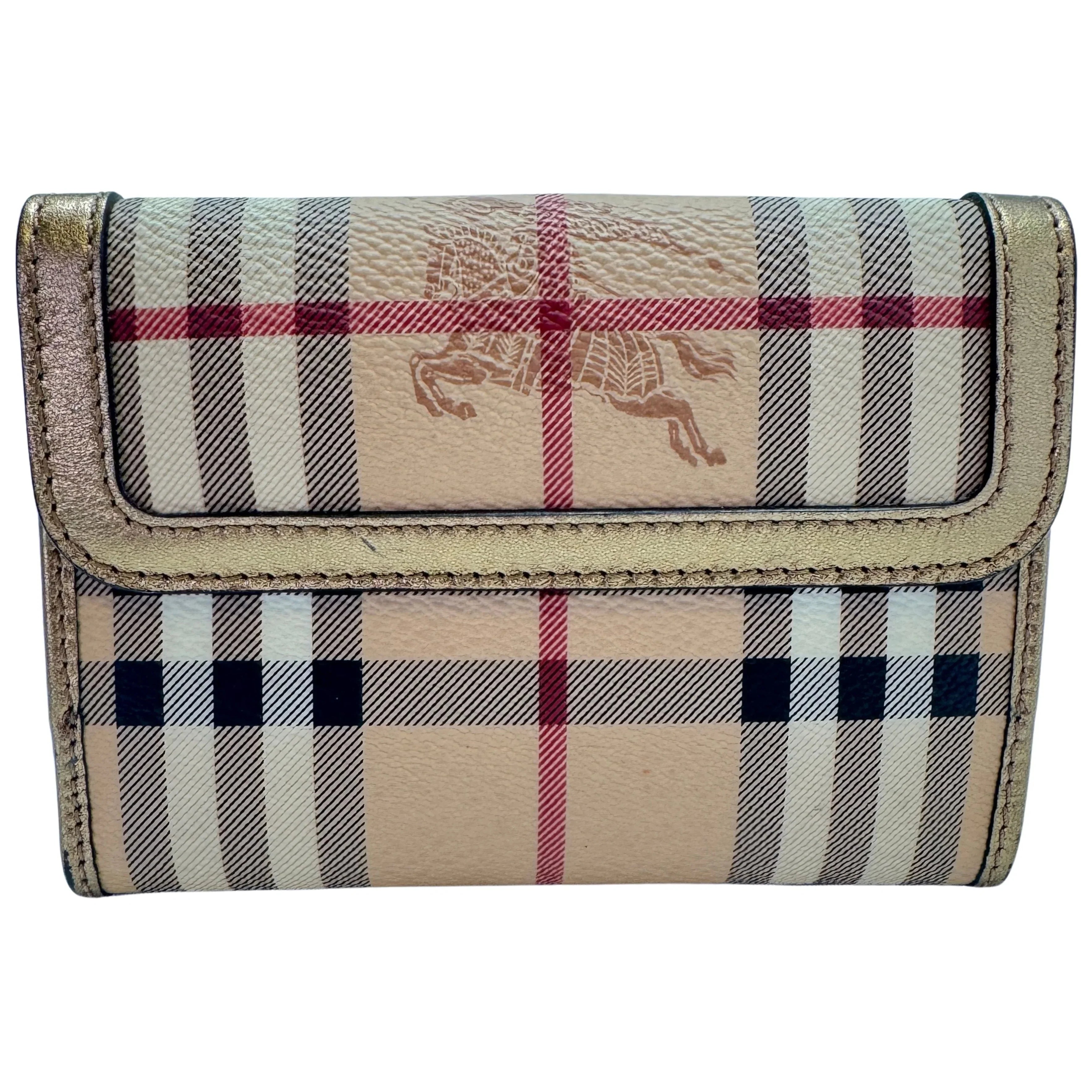 Burberry Wallet Leather Beige - Lost Designer