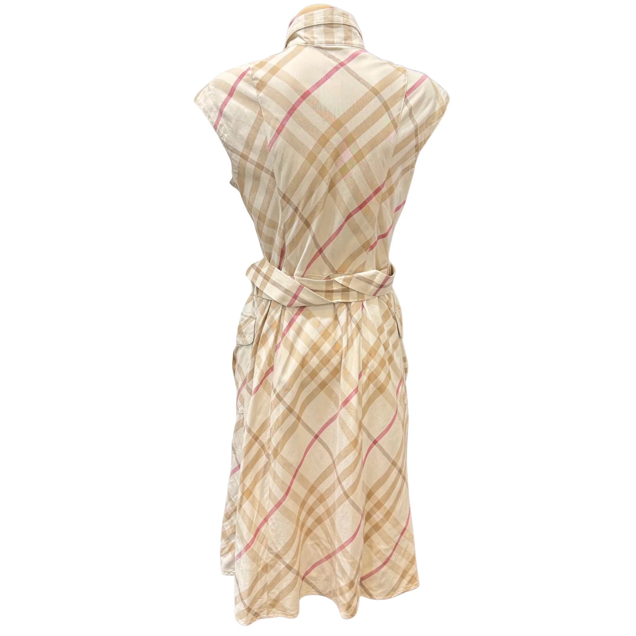 Burberry London Dress Beige 42 - Lost Designer