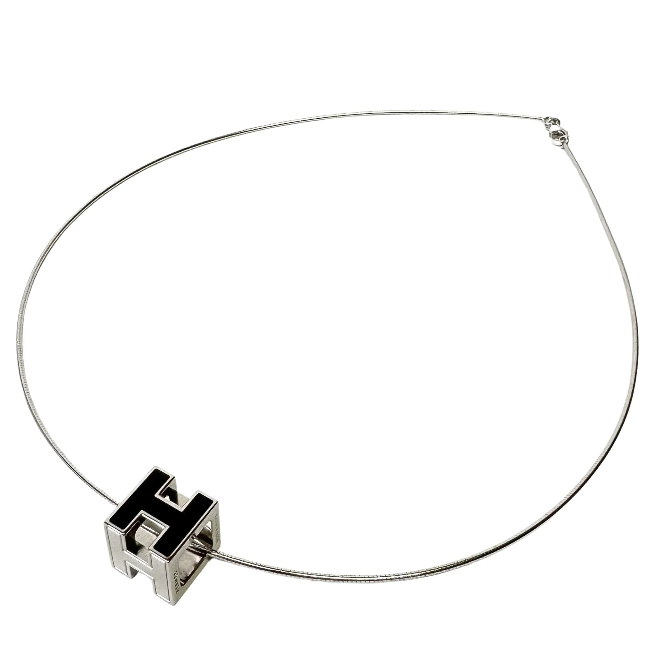 Hermés H Cube Necklace - Lost Designer