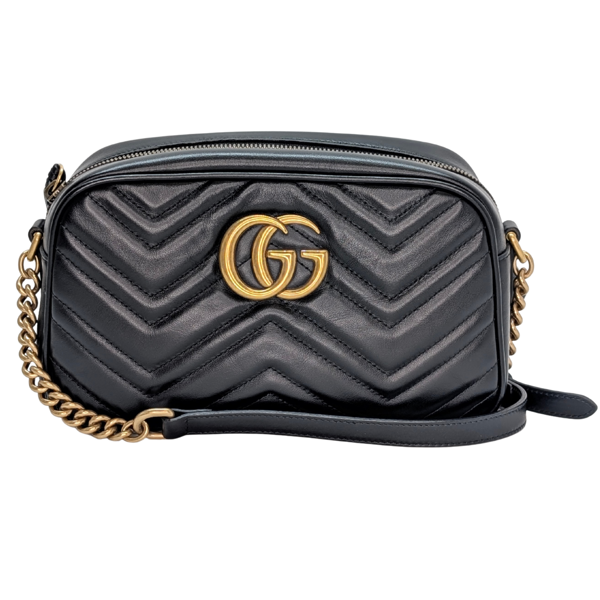 Gucci GG Marmont Small Shoulder Bag Black