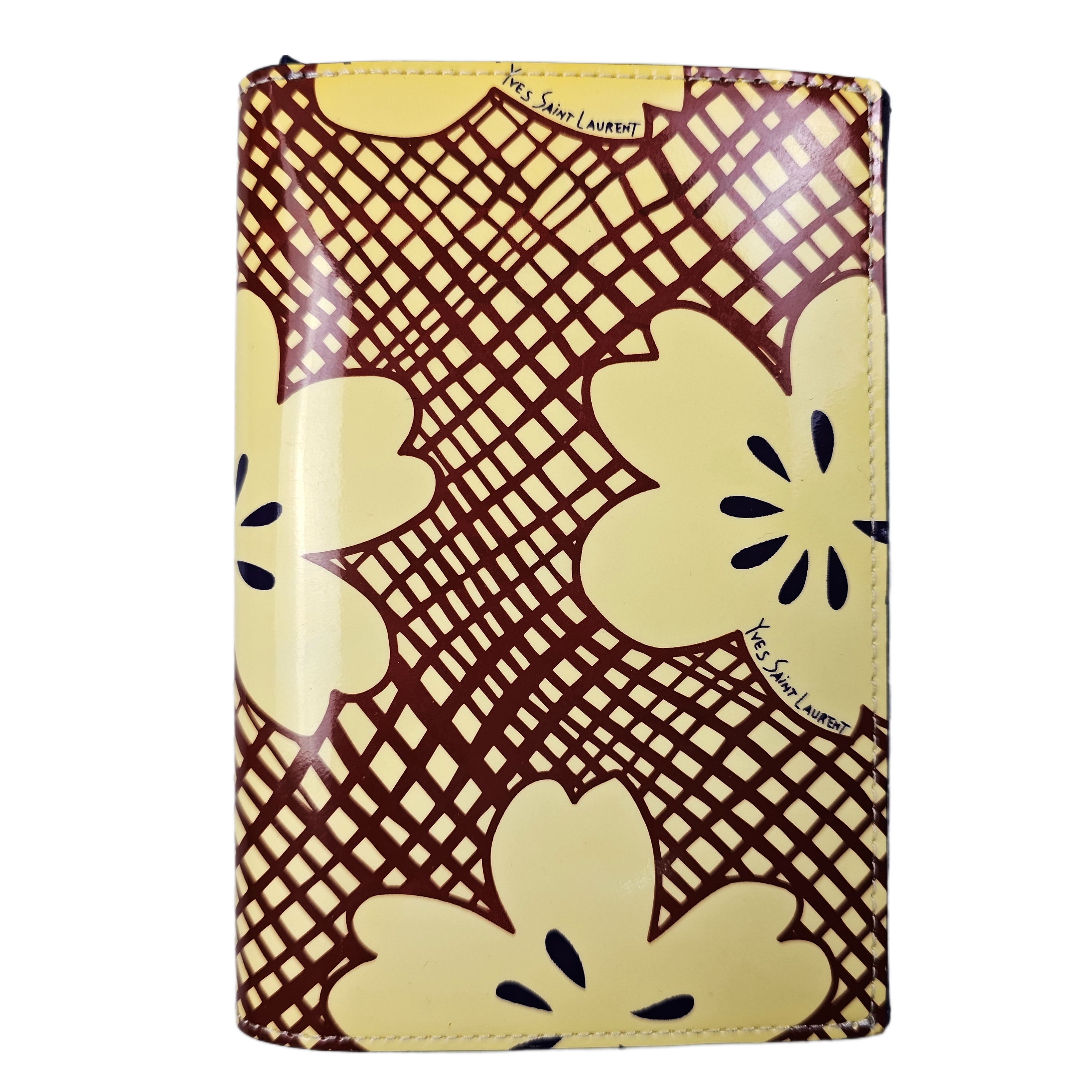 Yves Saint Laurent Abstract Canvas Wallet