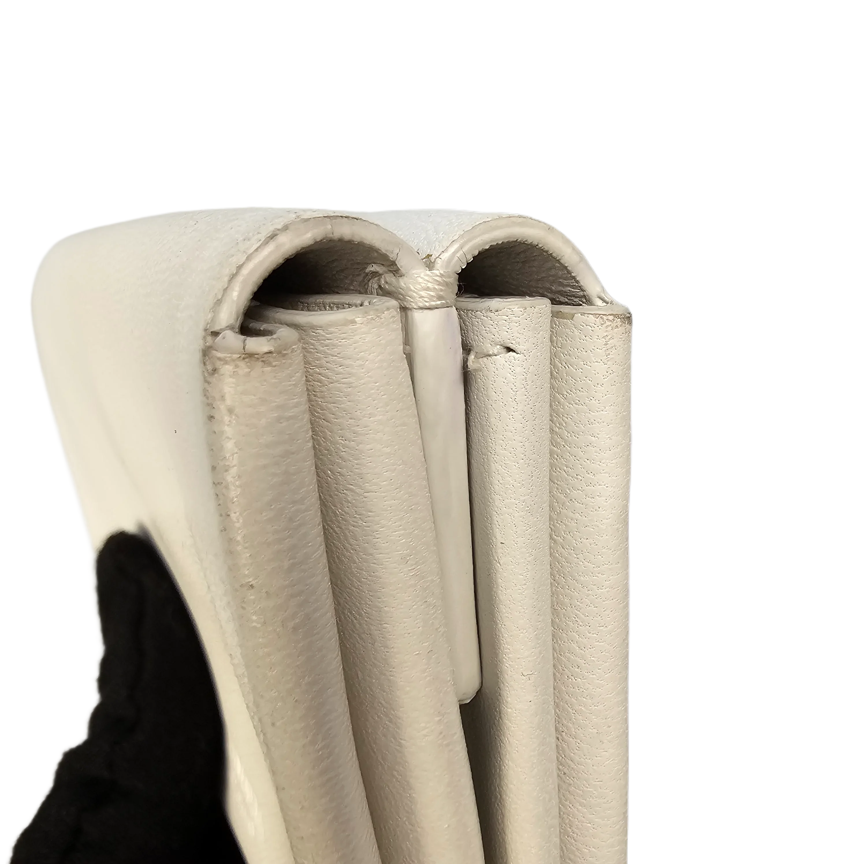 Bottega Veneta White Leather Wallet - Lost Designer