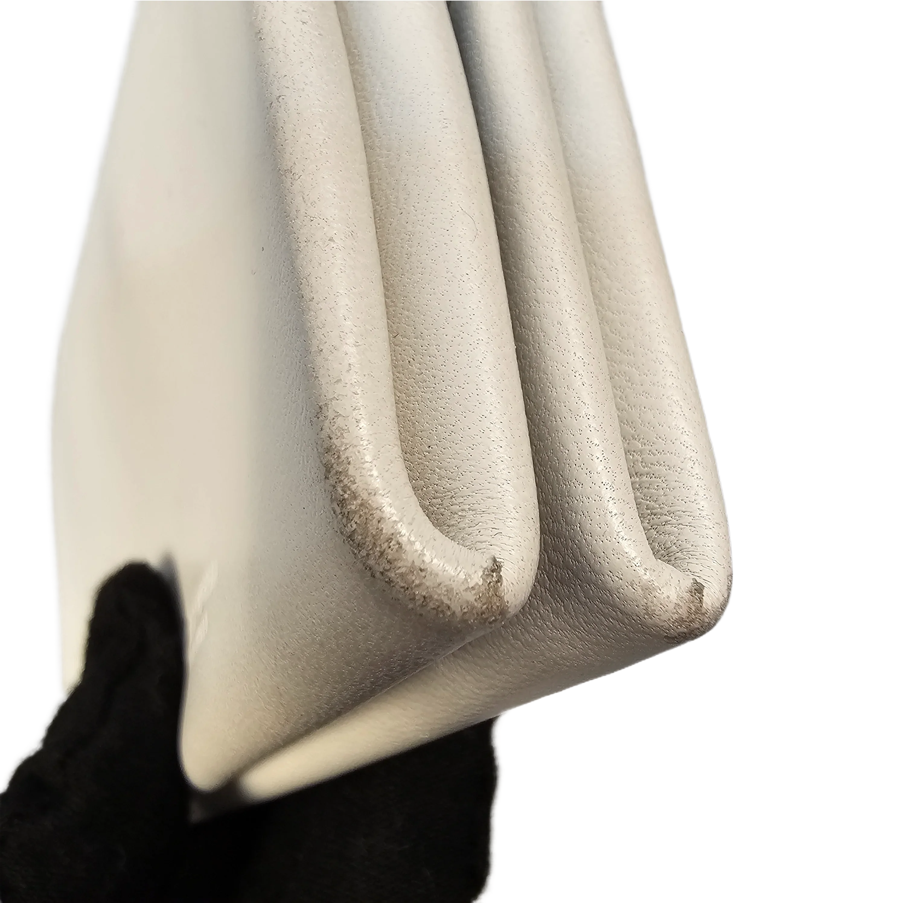 Bottega Veneta White Leather Wallet - Lost Designer