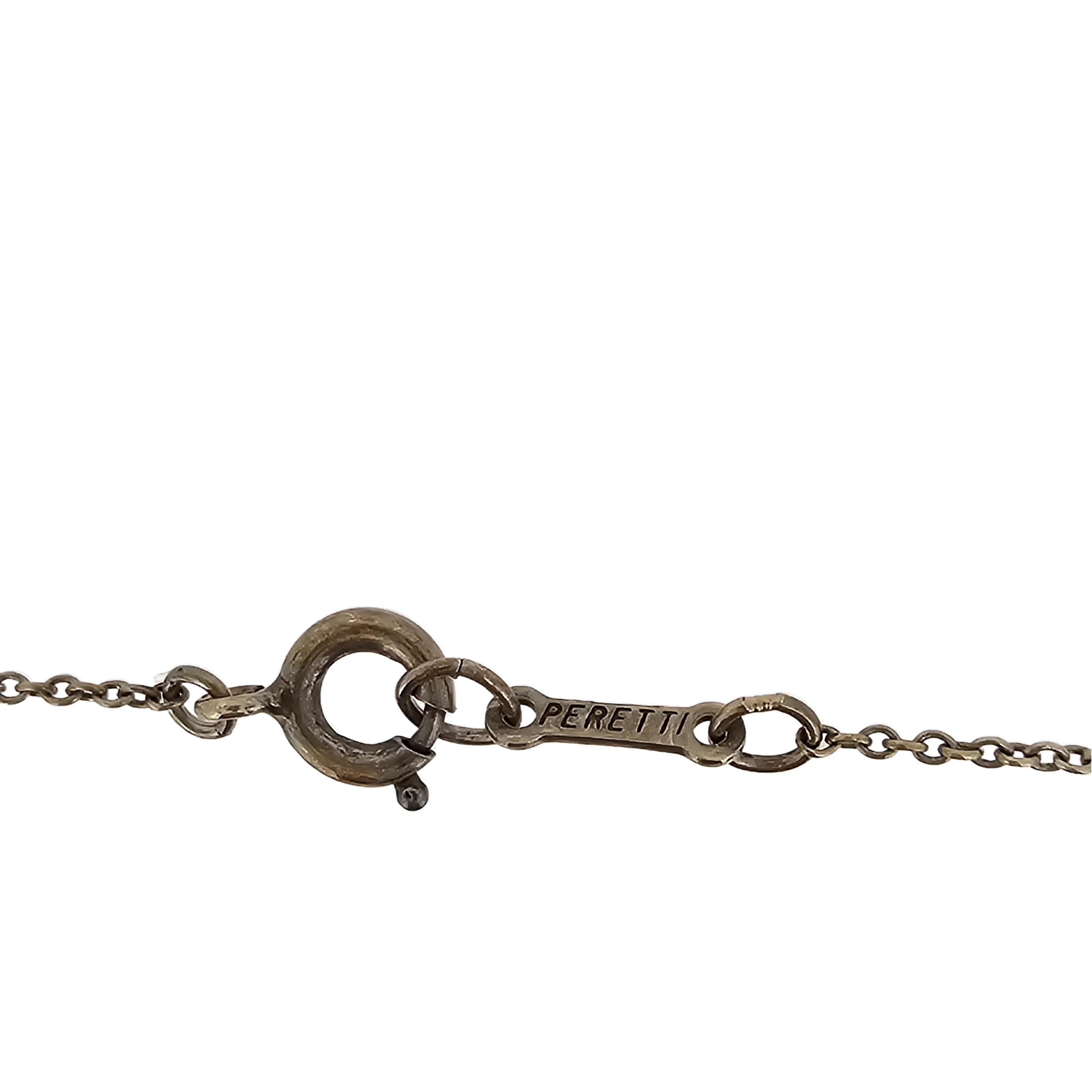Tiffany & Co Sterling Silver Bean Necklace