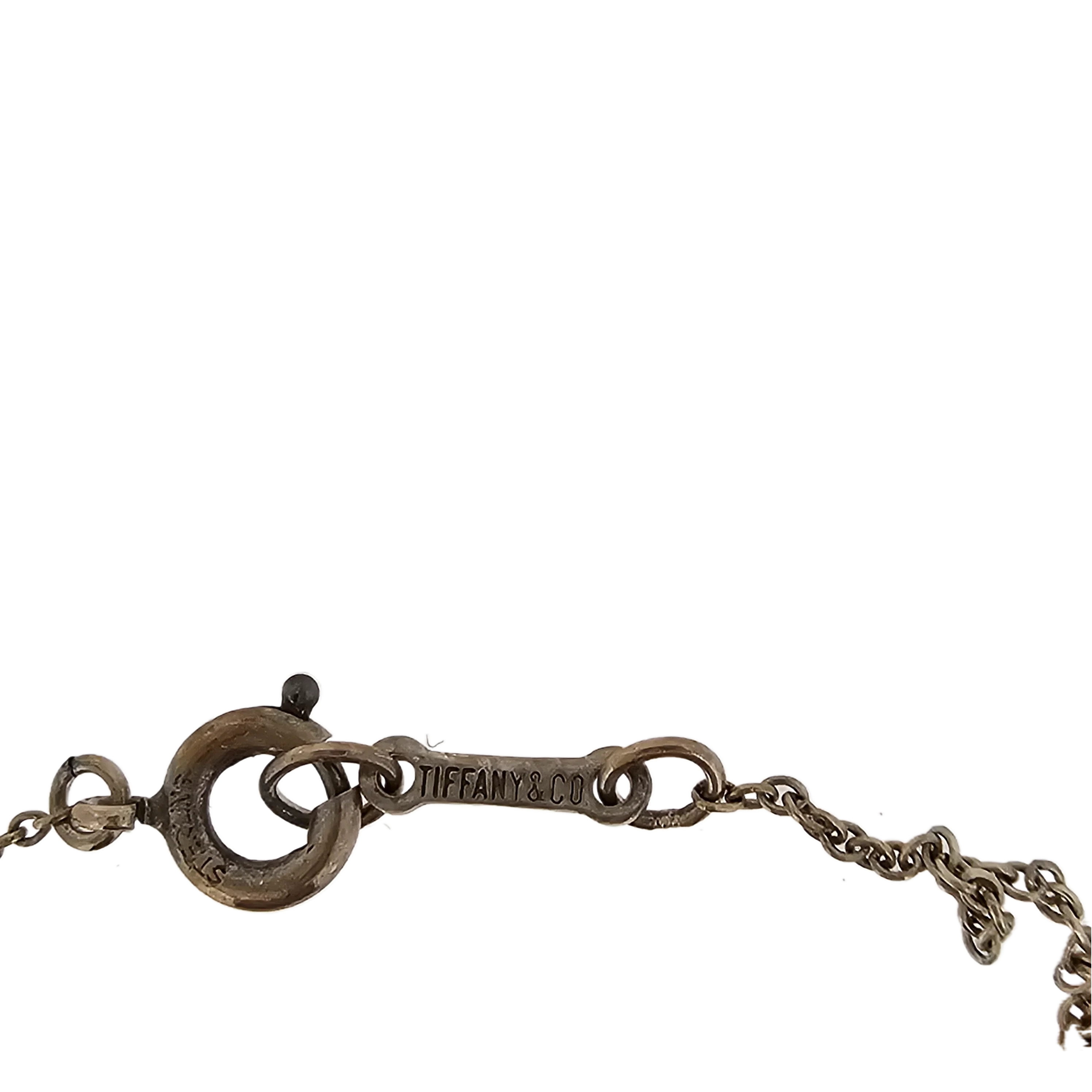 Tiffany & Co Sterling Silver Bean Necklace