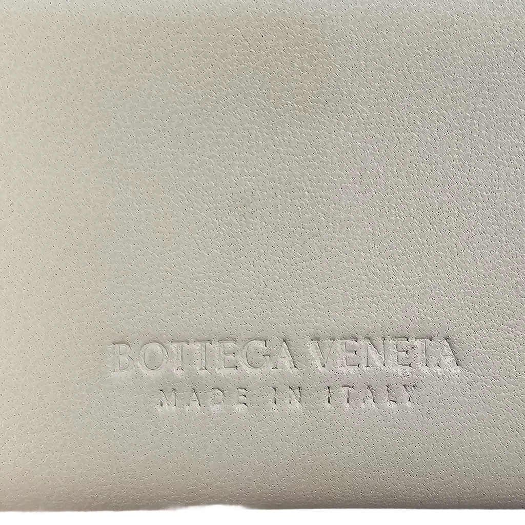 Bottega Veneta White Leather Wallet - Lost Designer
