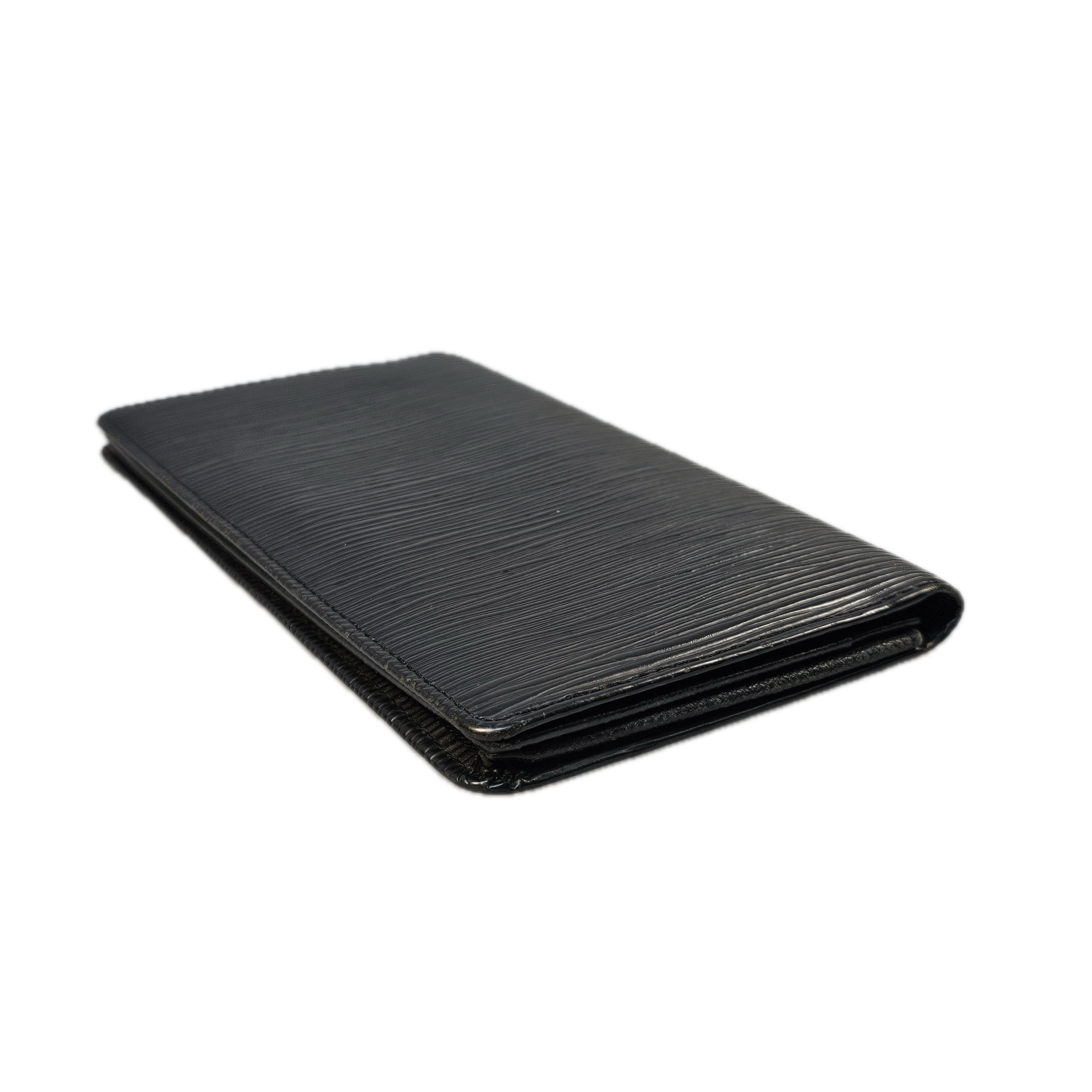Louis Vuitton Black Epi Brazza Wallet