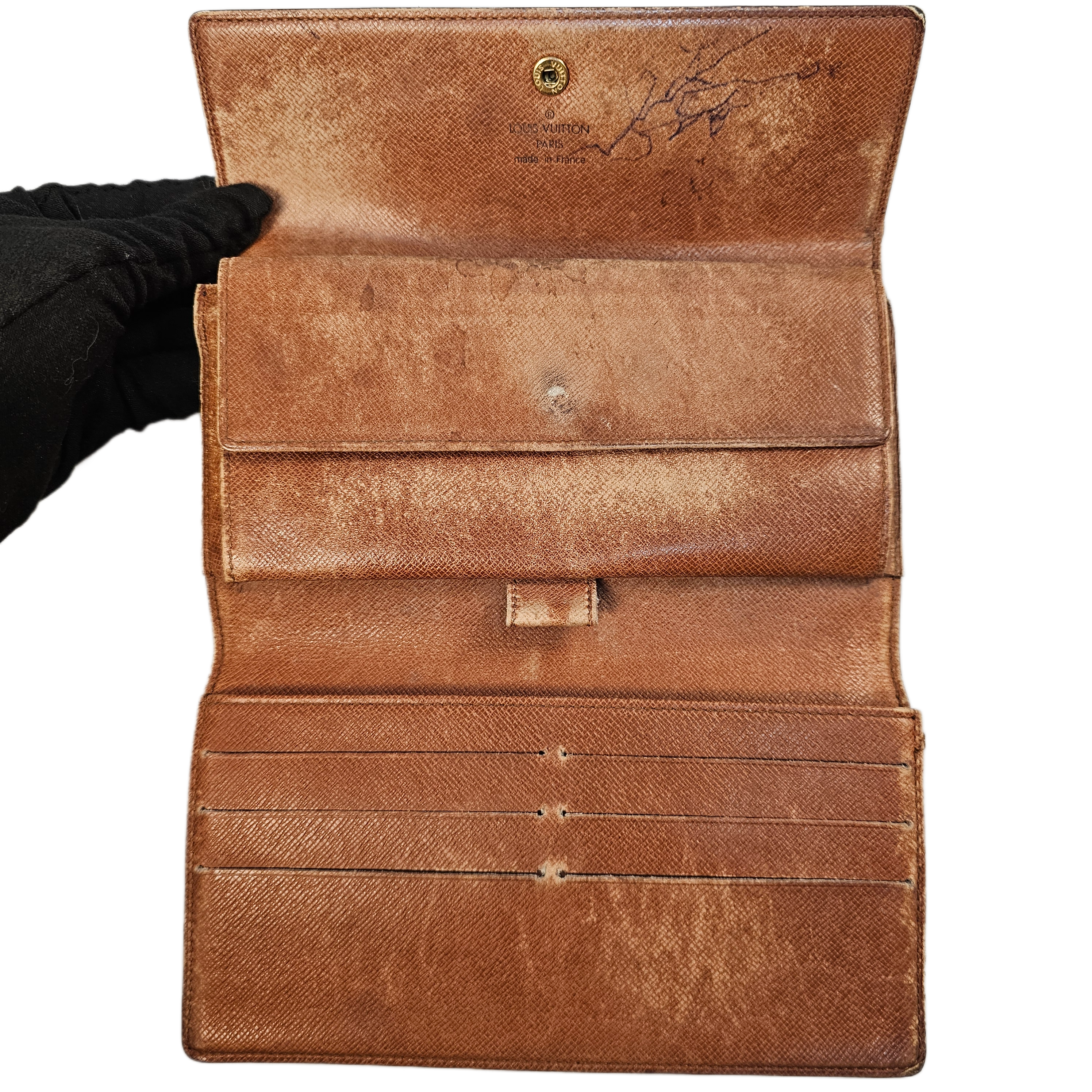 Louis Vuitton Portefeuille Sarah Monogram Long Wallet