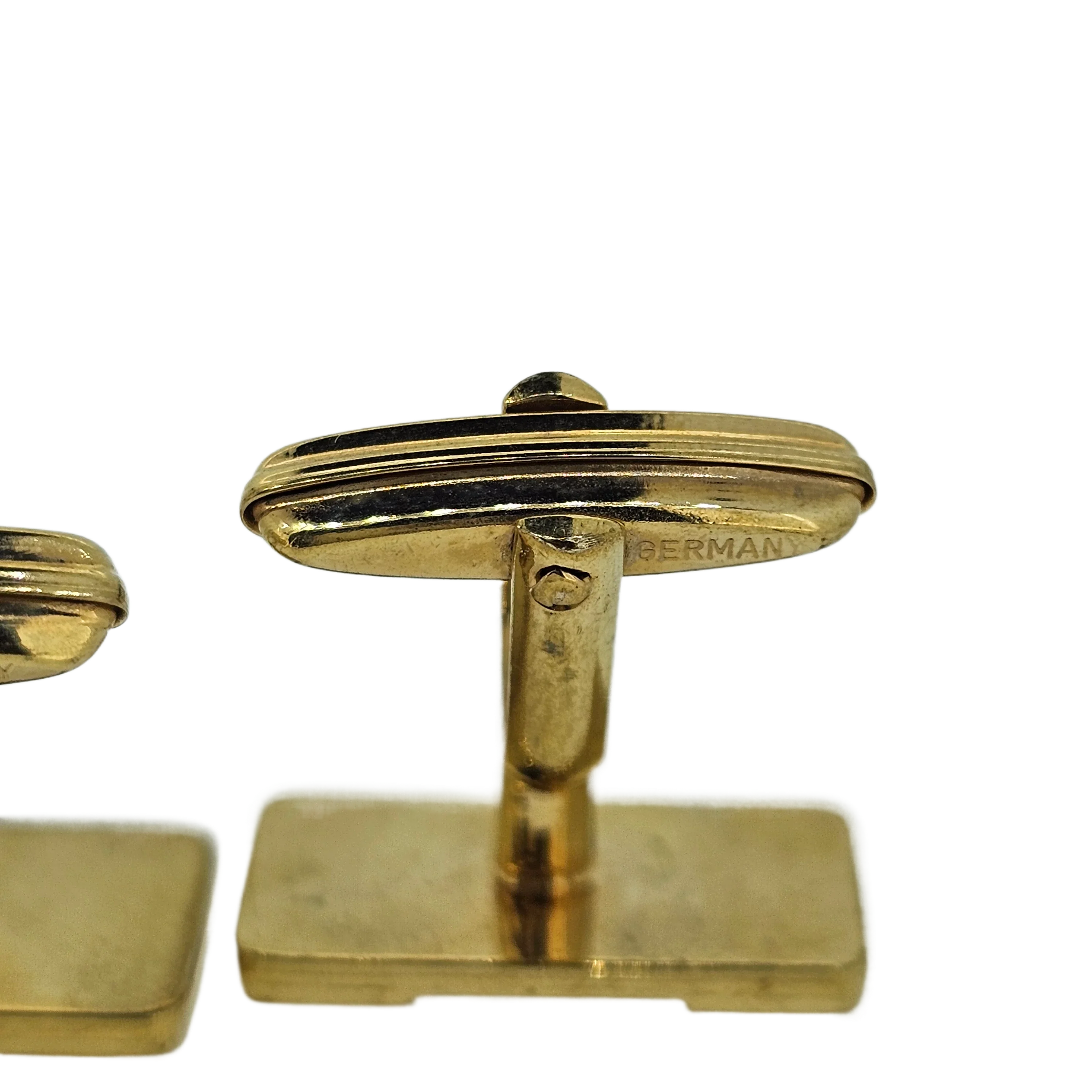 Dior Metal Gold-tone Cufflinks