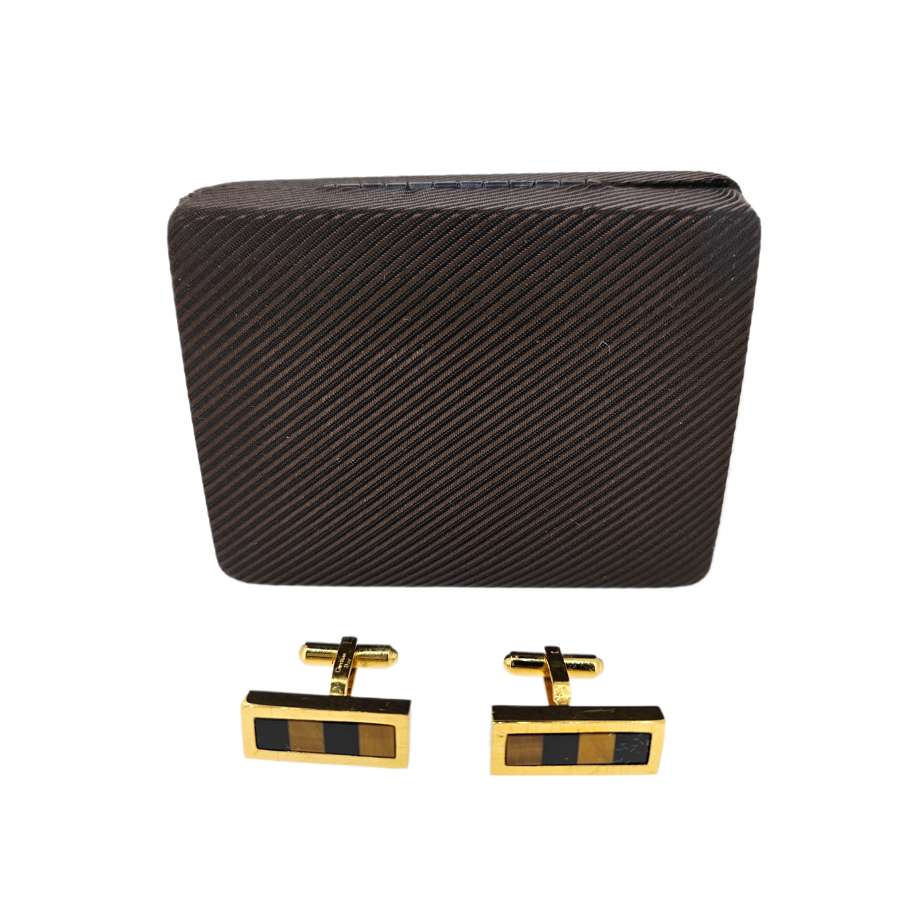 Dior Metal Gold-tone Cufflinks