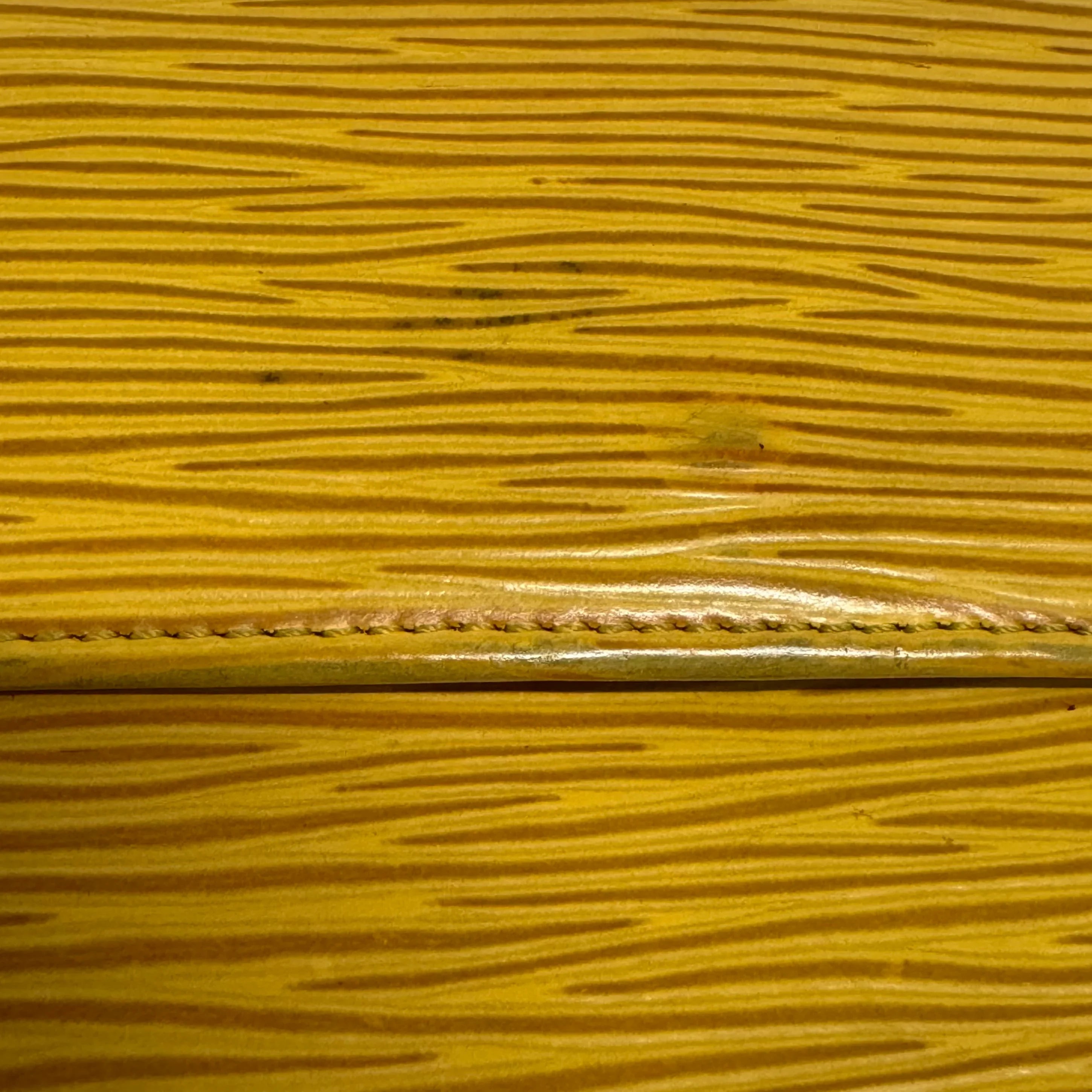 Louis Vuitton Epi Leather Wallet Yellow