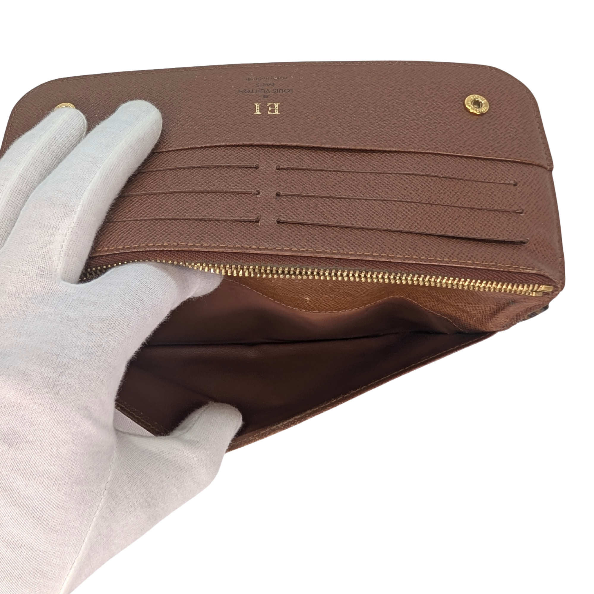 Louis Vuitton Zippy Wallet Monogram Brown