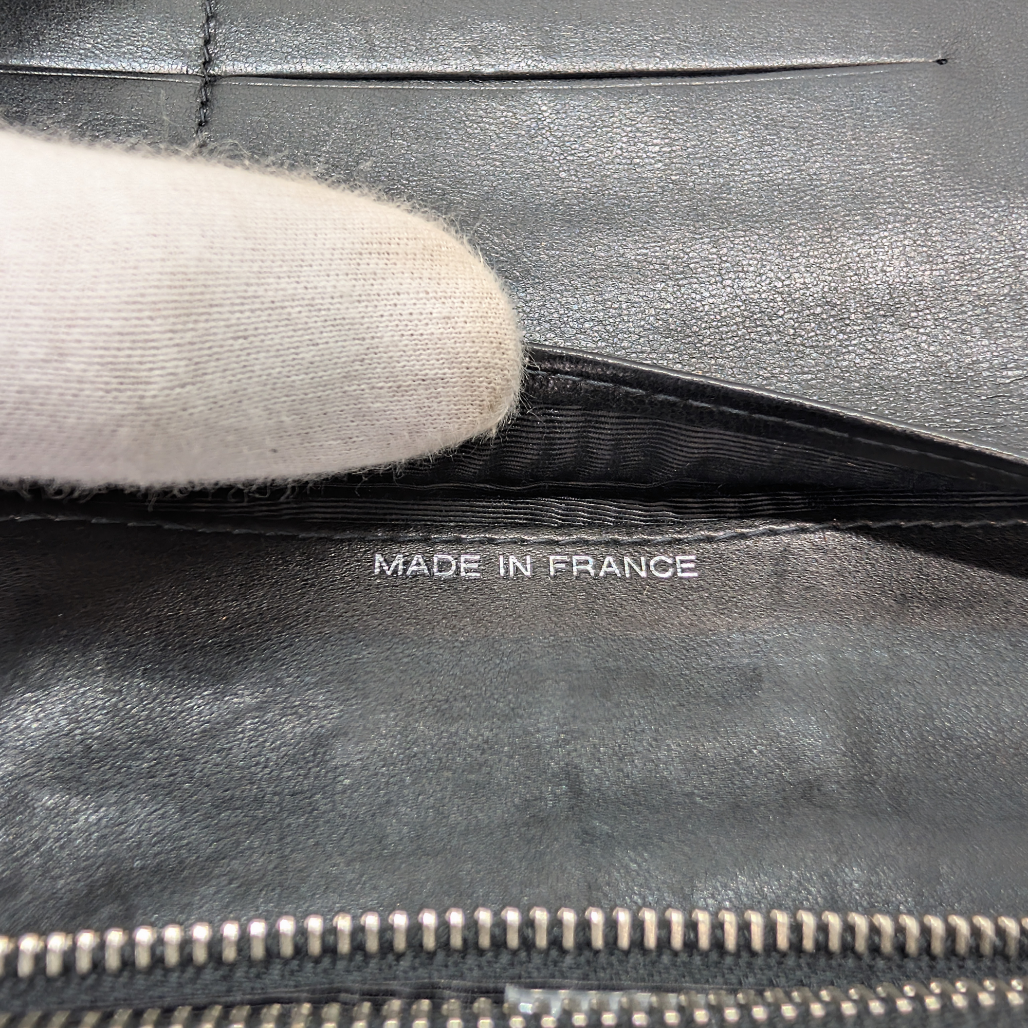 Chanel Chocolate Bar WOC Black/Silver Shoulder Bag